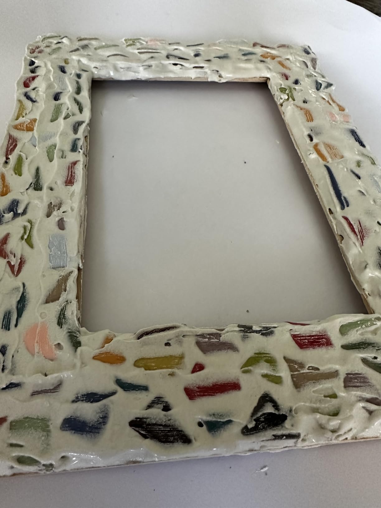 goldentime Decorate Your Own Mosaic Picture Frame - DIY Mosaic Craft Kits Fun Arts and Crafts for Adults Birthday Christmas Father's Day Mother’s Day Gifts customer photo 1