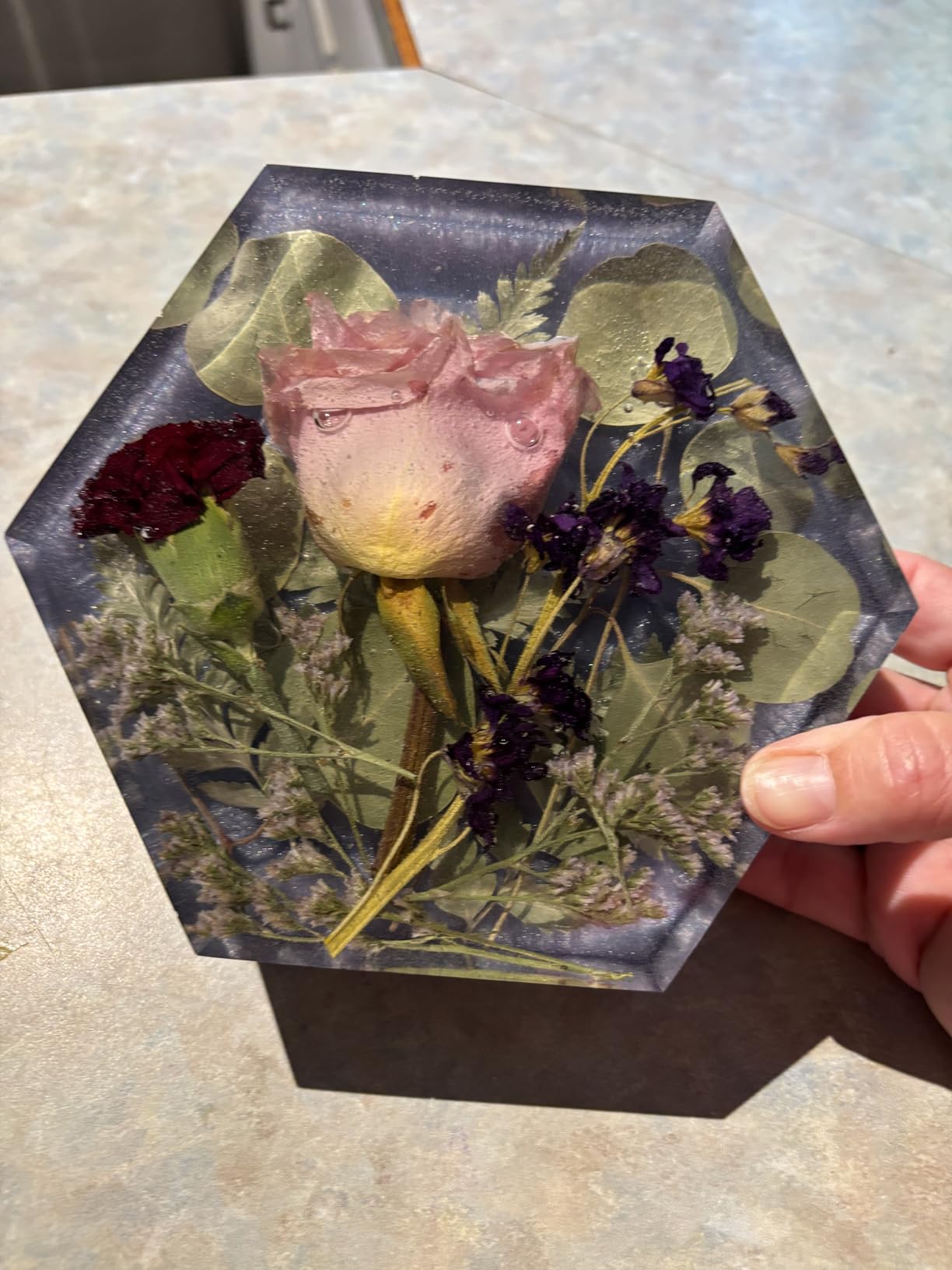 Puduo Epoxy Resin Kit 72OZ, Newly Formulated Crystal Clear Epoxy Resin customer photo 2