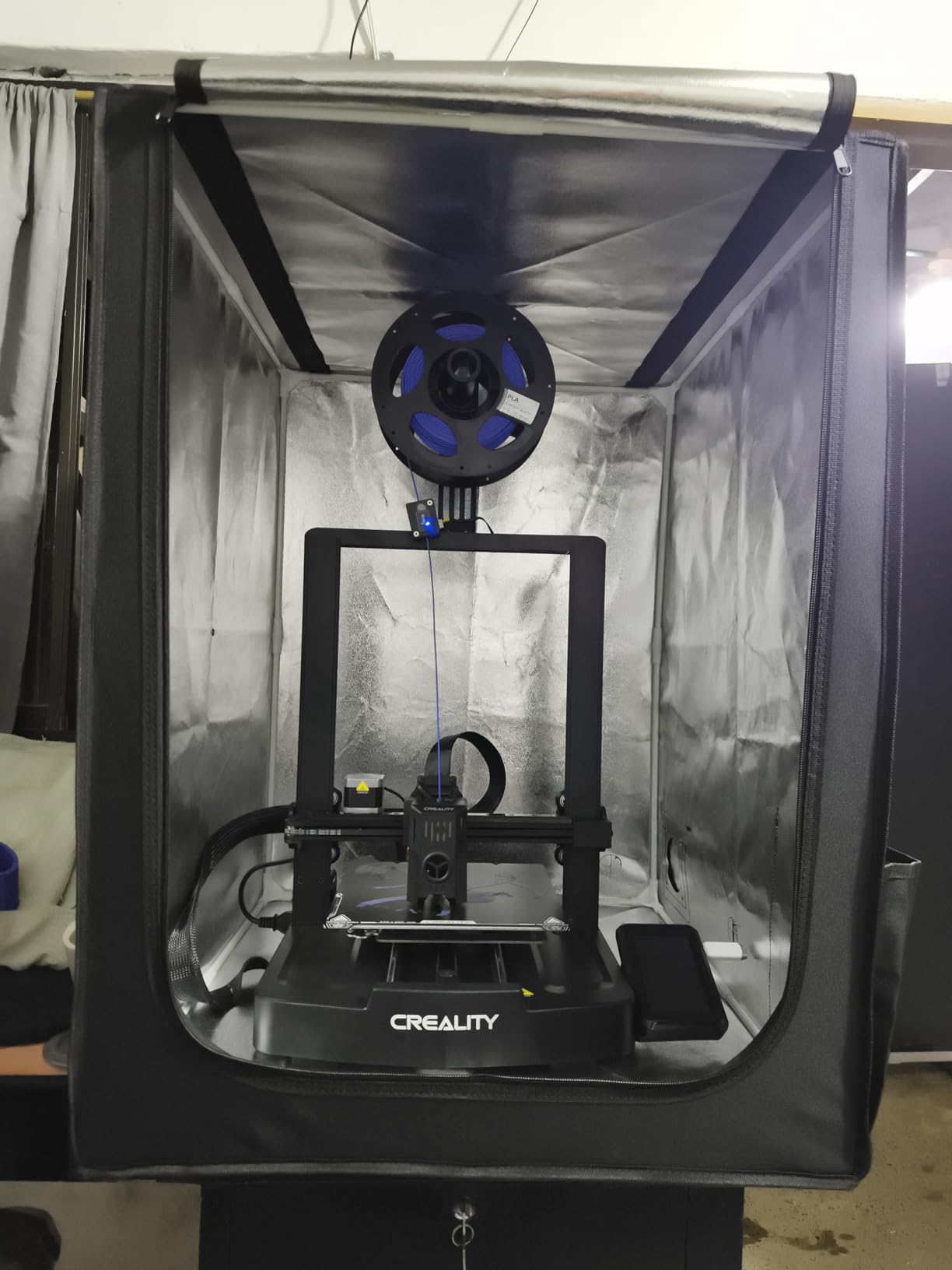 YOOPAI 3D Printer Enclosure, Dustproof Tent Constant Temperature Protective Cover for Creality Ender 3 V3 SE/KE/Ender 3/Ender 3 Pro/Ender 3V2/Ender 3 S1/ For Anycubic Elegoo Printers, 29.5×25.6×21.6