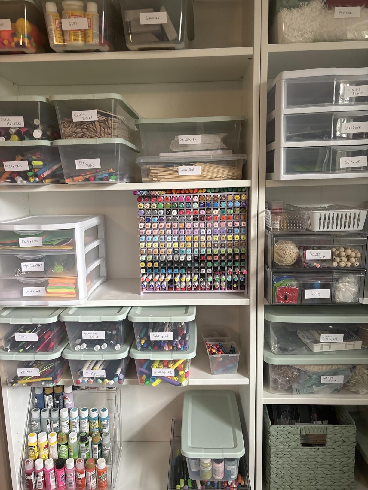 Marker Organizer,240 Slots Marker Storage Organizer with Divider customer photo 2