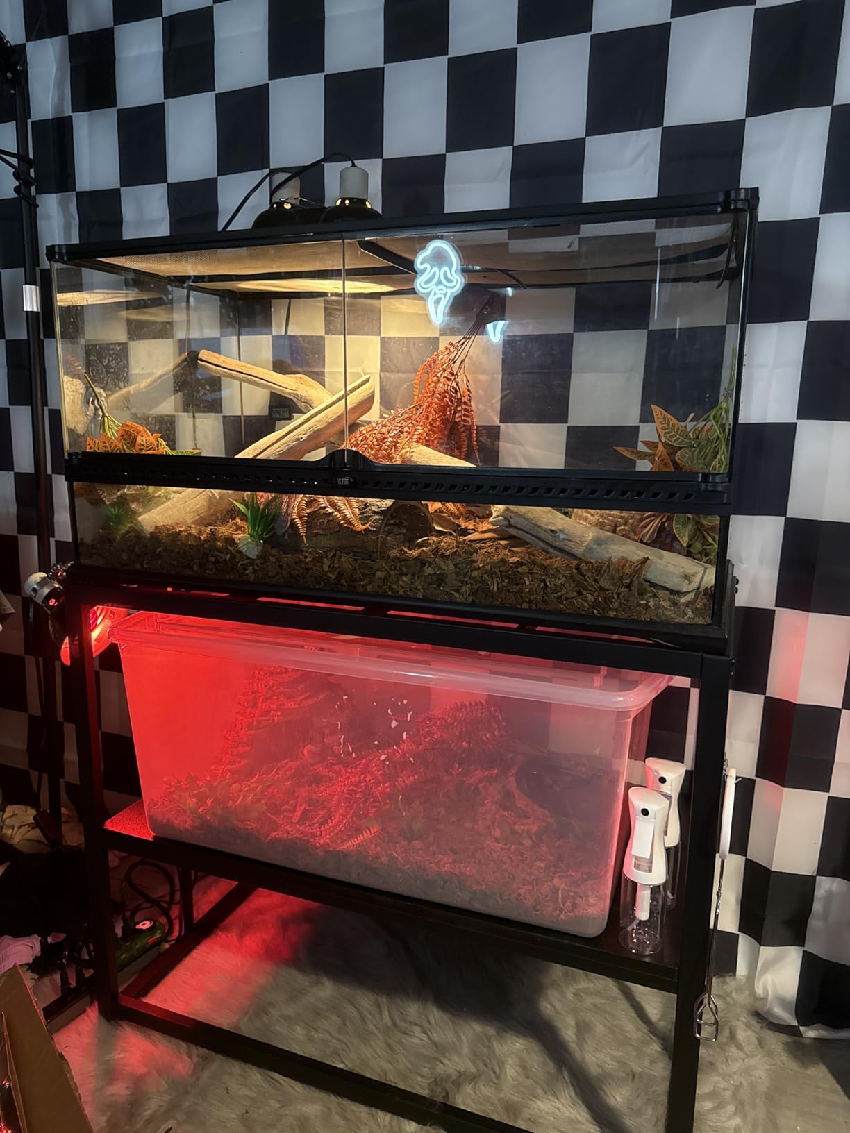 55-75 Gallon Fish Tank Stand, Aquarium & Terrarium Stand for Home Office customer photo 2