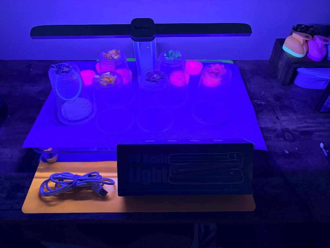 Resiners UV Resin Light, Rechargeable 3-in-1 Foldable UV Lamp, AirWave Pro customer photo 1