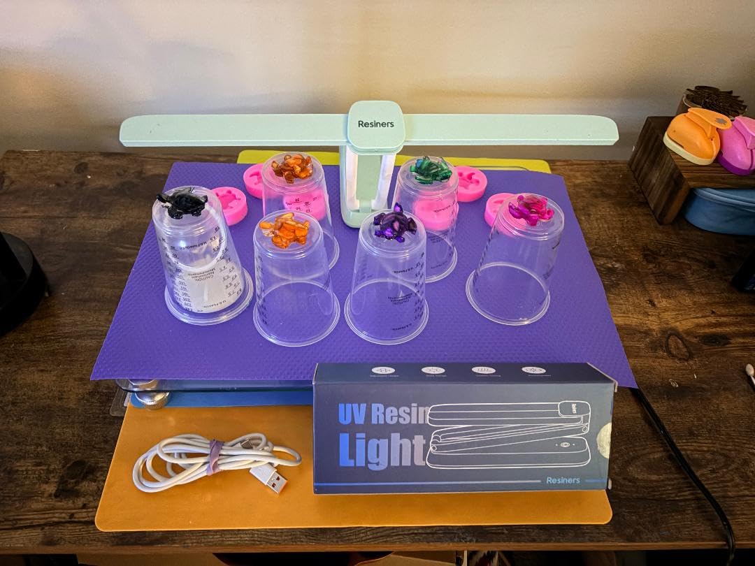 Resiners UV Resin Light, Rechargeable 3-in-1 Foldable UV Lamp, AirWave Pro customer photo 2