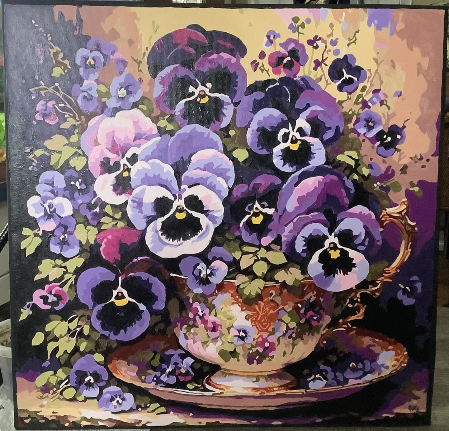 Mountain Paint by Number for Adults, Landscape Paint by Numbers for Adults customer photo 2