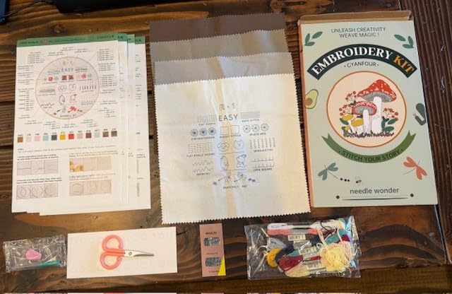 CYANFOUR Embroidery Kit for Beginners with Step-By-Step Guidance & Videos customer photo 1