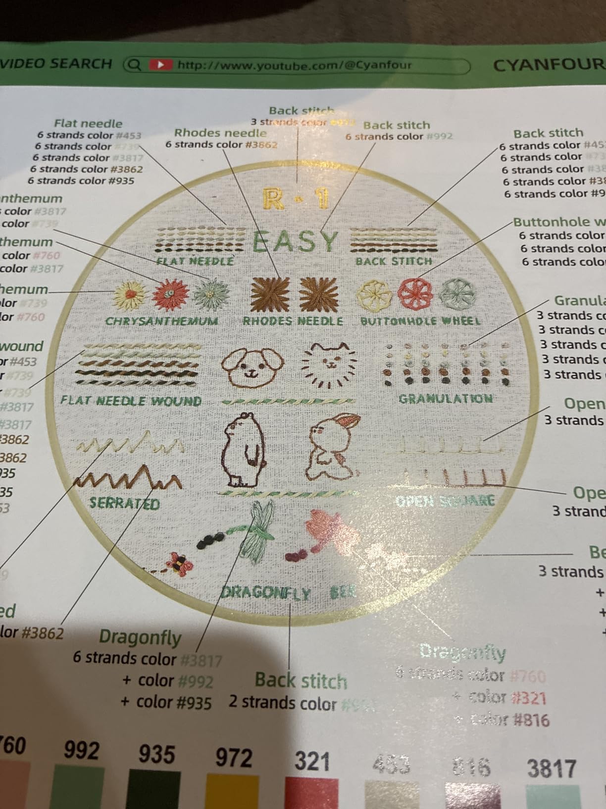 CYANFOUR Embroidery Kit for Beginners with Step-By-Step Guidance & Videos customer photo 2