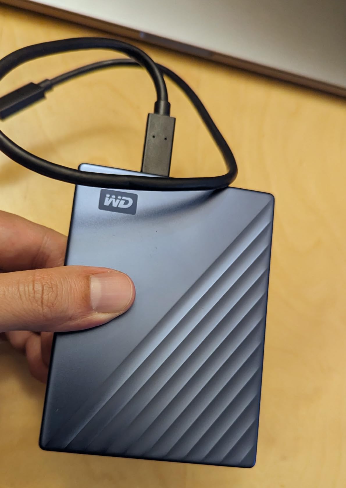 WD 6TB My Passport, Portable External Hard Drive, Black, Backup Software with Defense Against ransomware, and Password Protection, USB 3.1/USB 3.0 Compatible - WDBR9S0060BBK-WESN customer photo 2