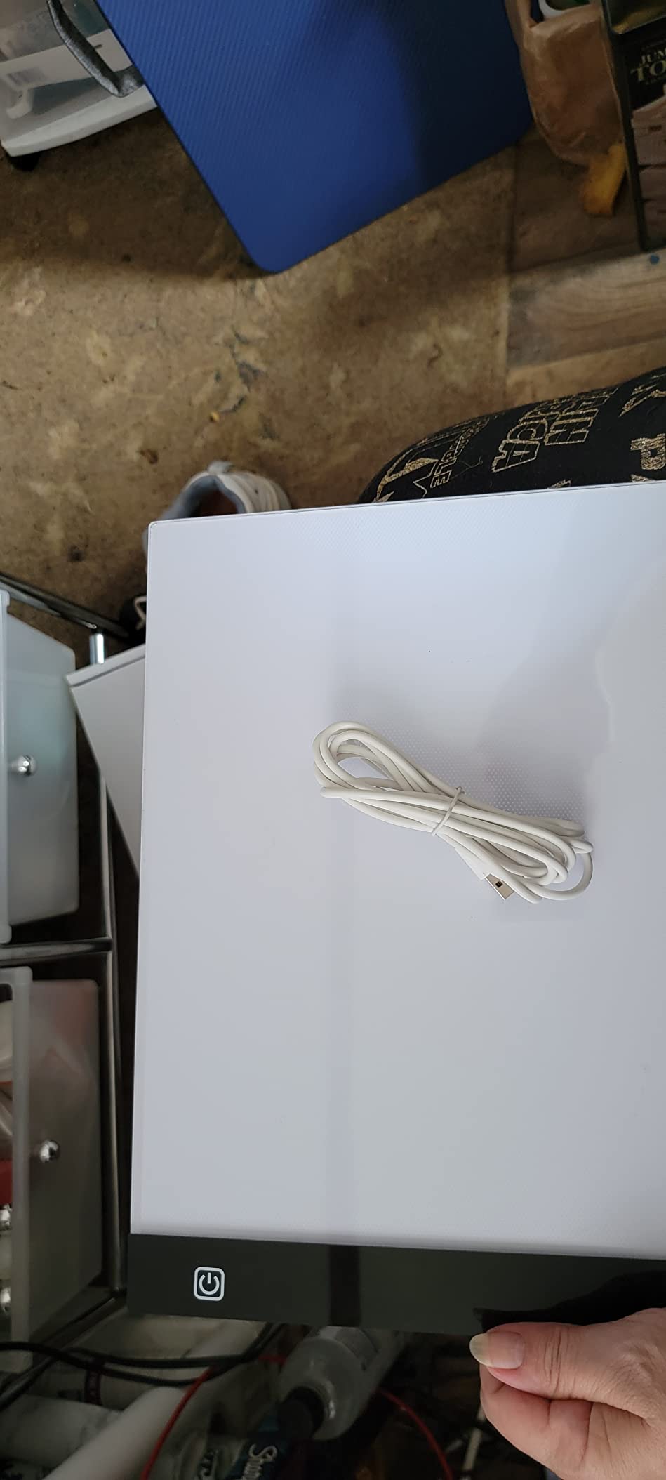 A3 Light Pad for Diamond Painting,Led Light Tracing Box Copy Board,Large customer photo 2