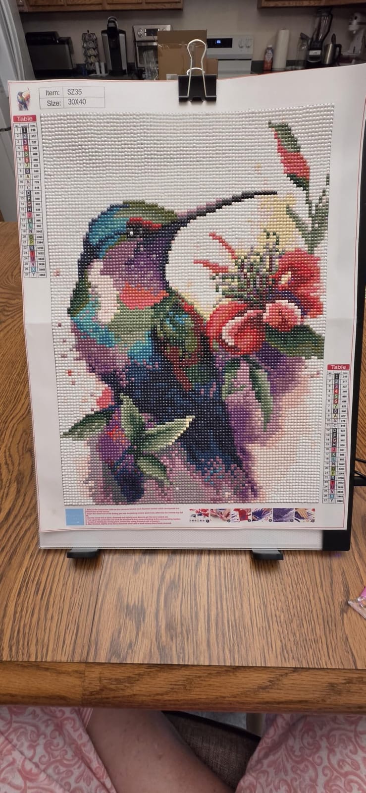 Hydrangea Diamond Painting Kits for Adults,Flowers Diamond Art 12x16inch customer photo 2