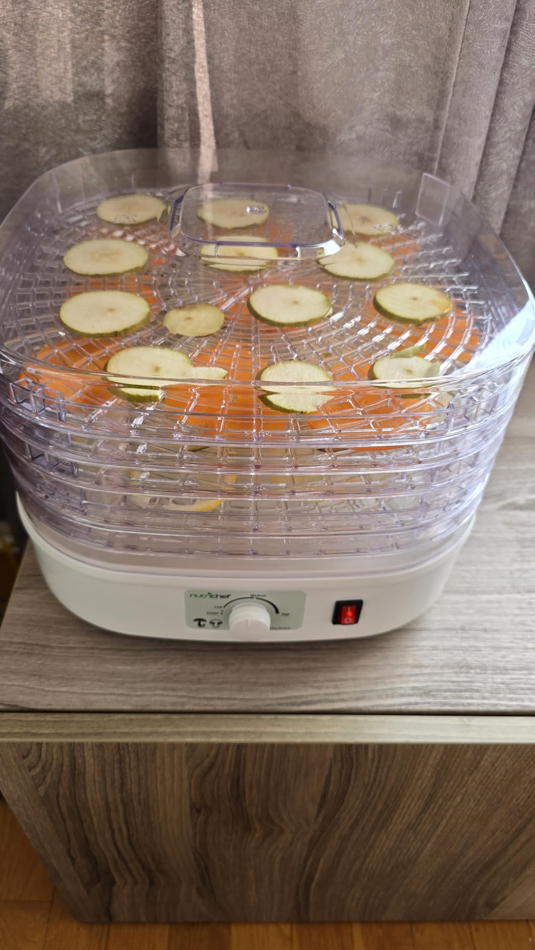 Nutrichef Food Dehydrator Machine | Multi-Tier Appliance for Home Use | Perfect for Beef Jerky, Fruits, Vegetables & Dog Treats | High-Heat Circulation | 5 Stackable Trays customer photo 1