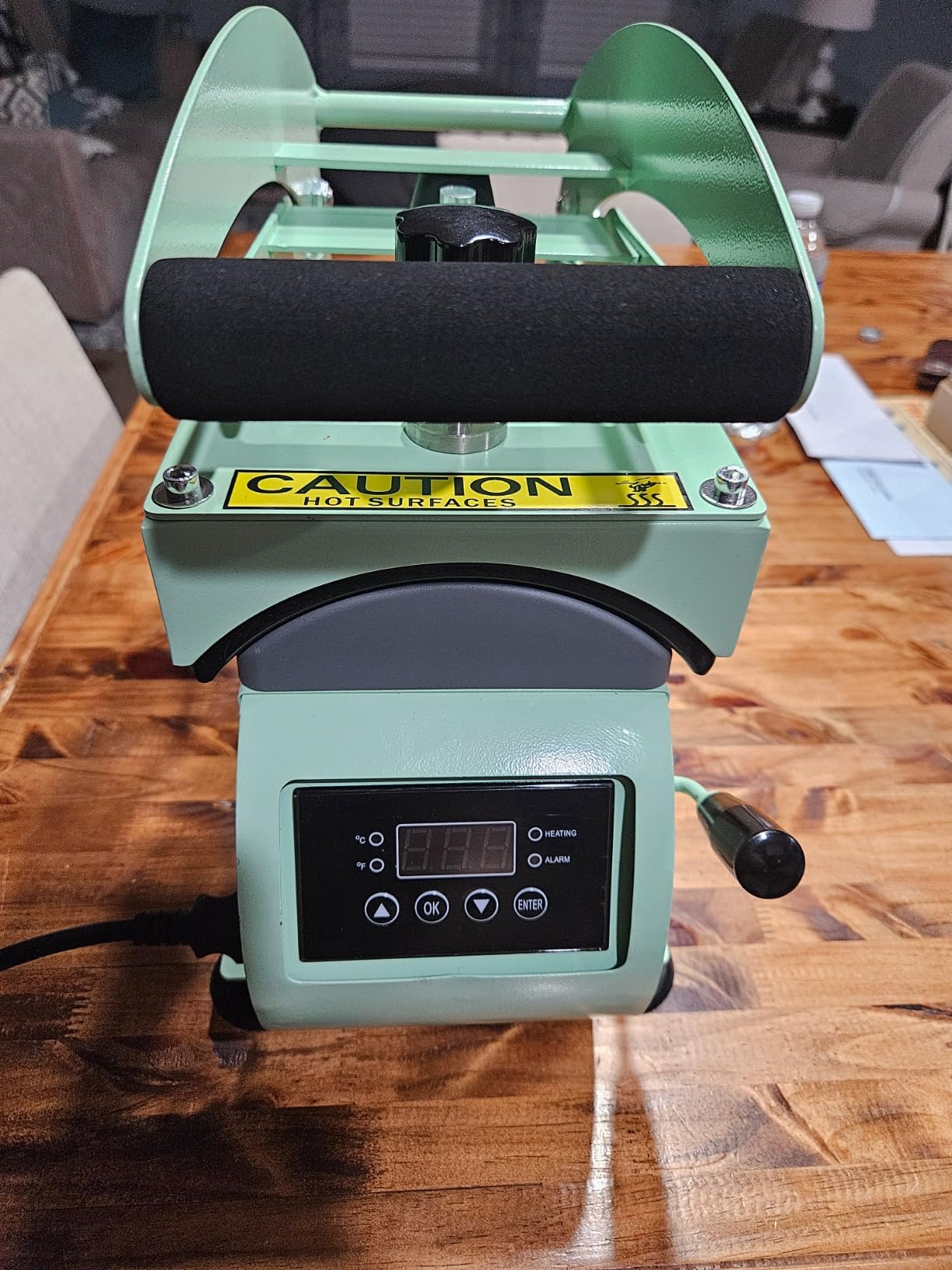 Hat Press, Hat Heat Press Machine for Caps with 2 Platens customer photo 1