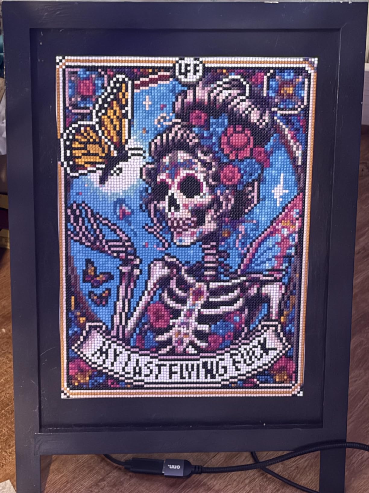 Diamond Art Kits for Adults Skull Last Flying Diamond Painting Kit 12x16in customer photo 1