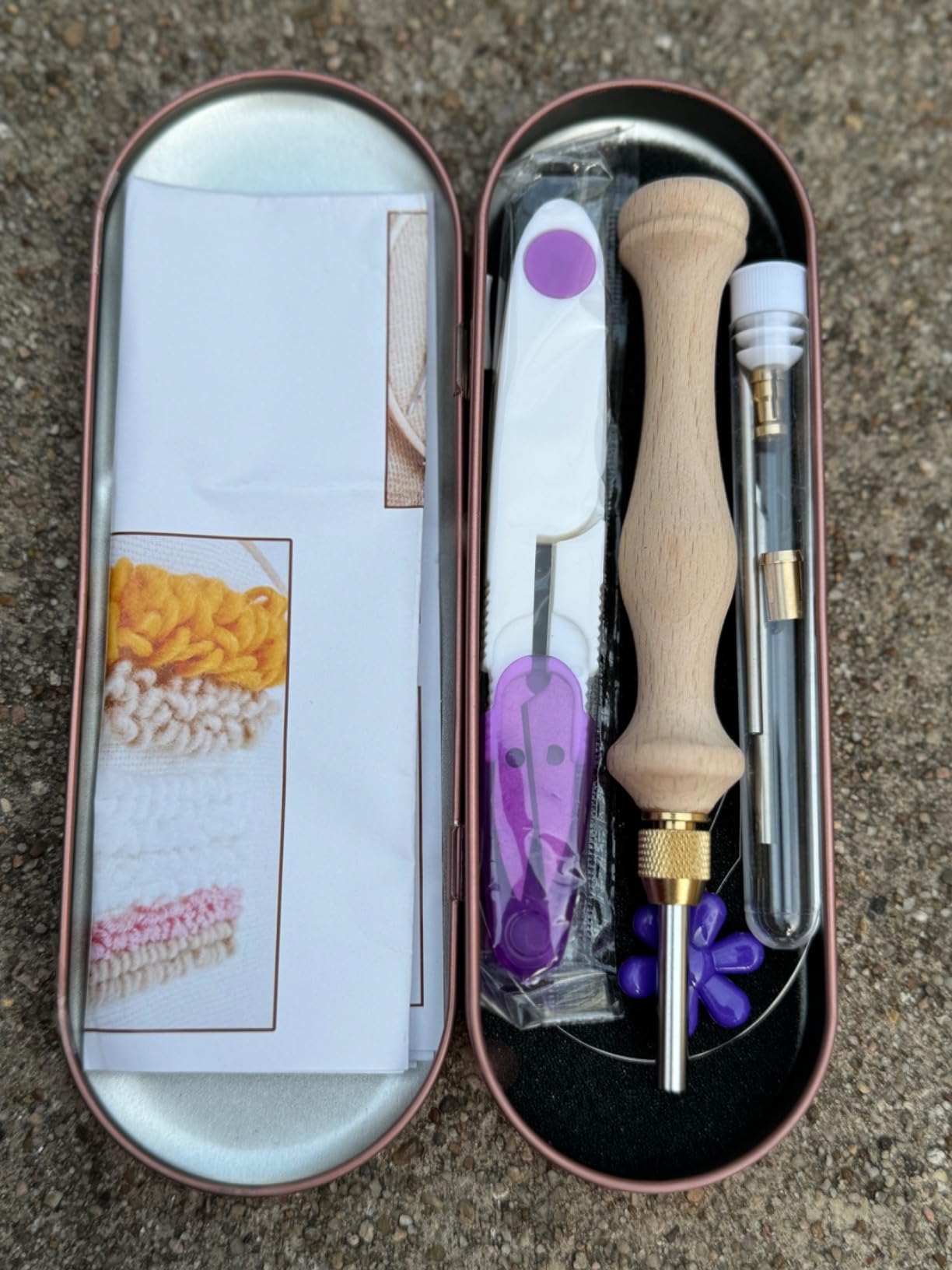 Punch Needle Tool with 1.6mm/2mm/2.5mm/3.5mm/5mm Metal Needles customer photo 2
