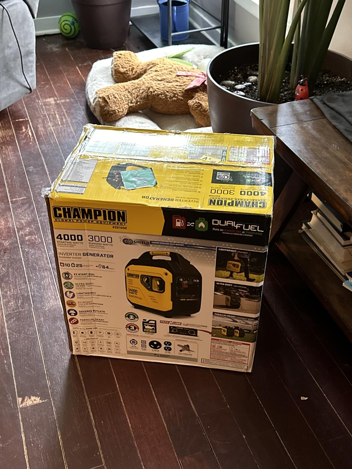 Champion 4000-Watt Dual Fuel RV Ready Portable Inverter Generator customer photo 2