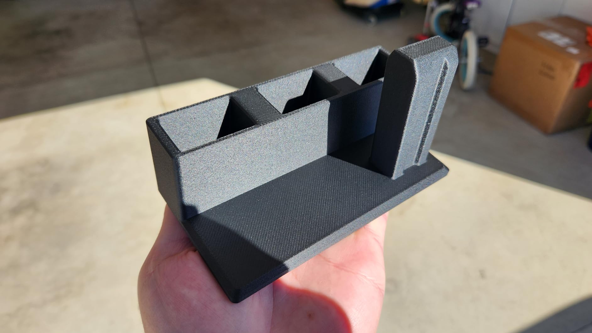 FLASHFORGE Carbon Fiber PETG Filament 1.75mm Black, Reinforced 3D Printer Filament 1kg, Lightweight & High-Strength PETG-CF Filament, Strong & Easy to Print customer photo 1