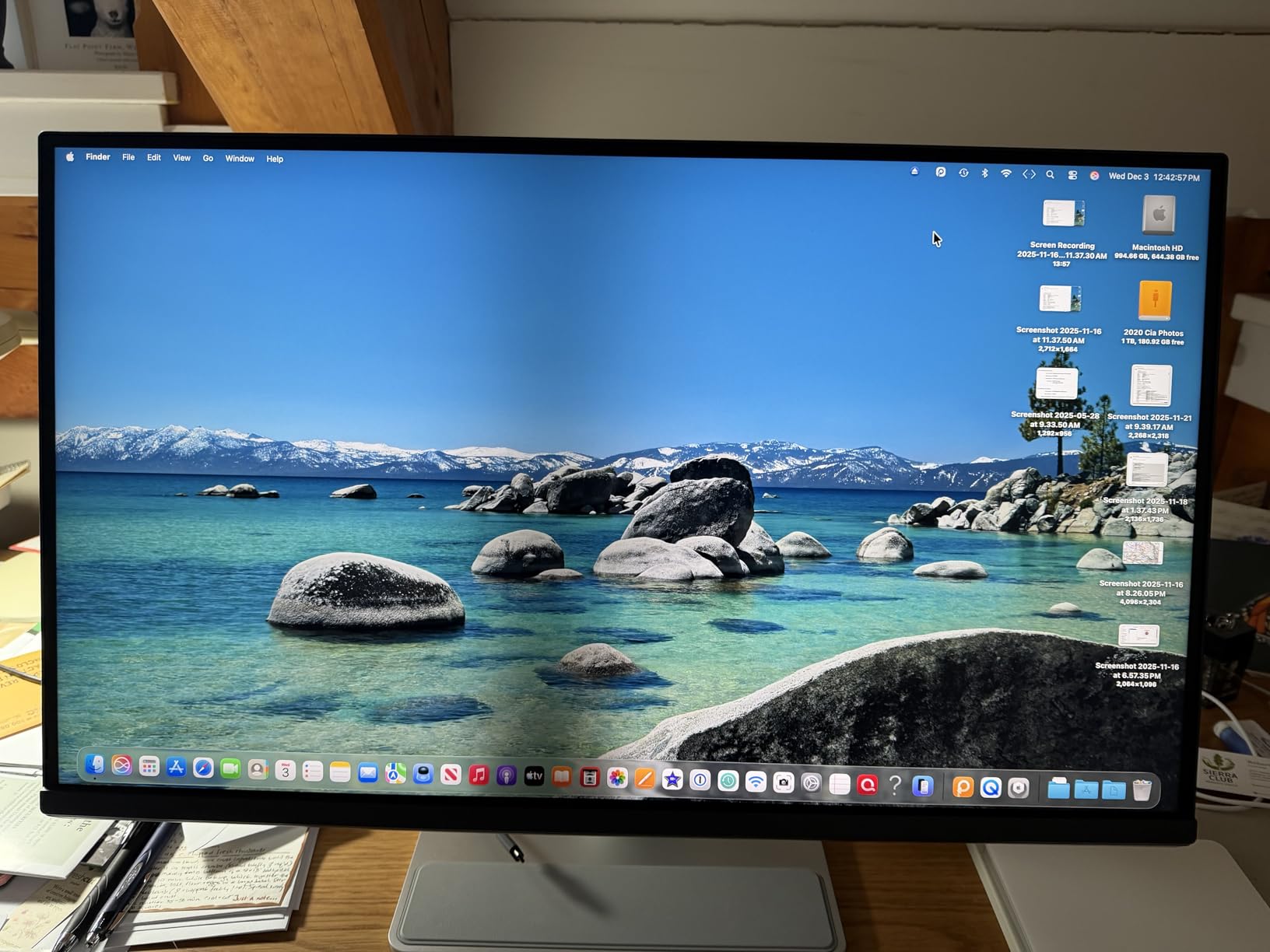 BenQ MA270U 27” 4K 3840x2160 Monitor for MacBook® Pro/Air, Dual USB-C, 90W Power Delivery, Mac Color Match, USB Hub, Brightness & Volume Control on Mac, Height & Tilt Adjustable Stand, P3 Color Gamut customer photo 1