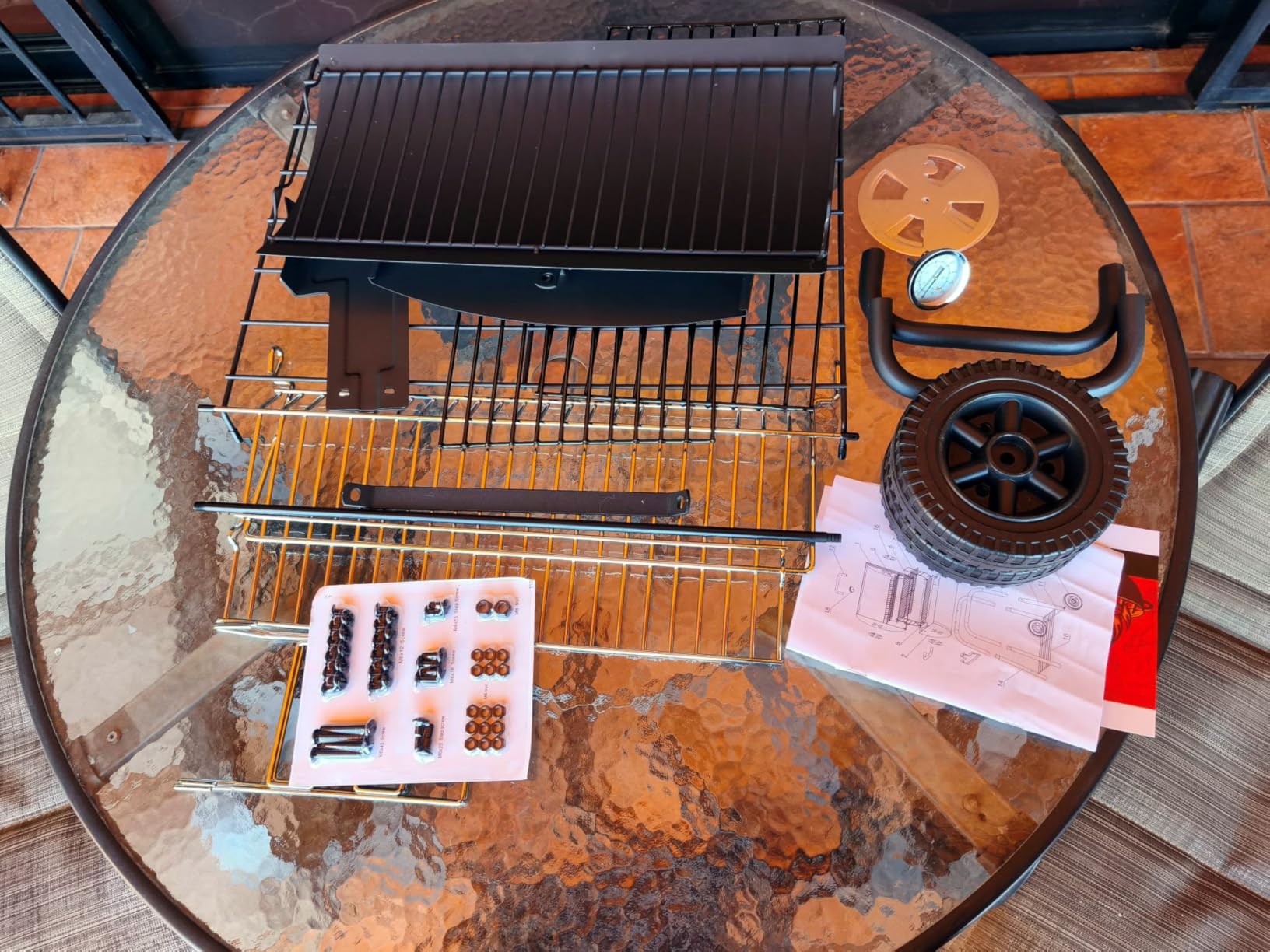 Kendane Barrel Charcoal Grill, Large Charcoal Grills with Side Shelf customer photo 2