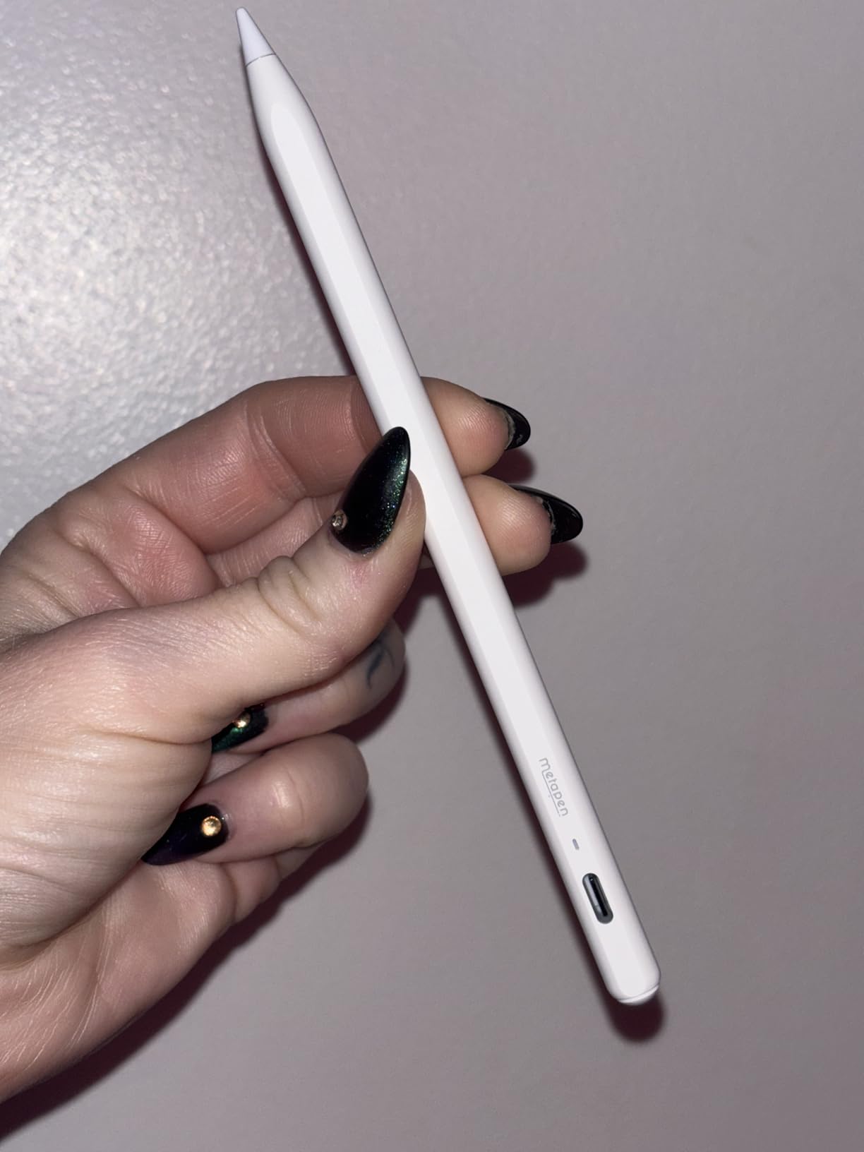 Metapen Pencil Air8 for Apple iPad 2018-2026, 10 Min Faster Charge, Palm Rejection Stylus Pen for iPad a16/11/10/9/8/7/6th Gen, Pro 12.9/11/13-inch M4/M5, Air 3/4/5/M2/M3/M4, Mini 5/6th customer photo 2