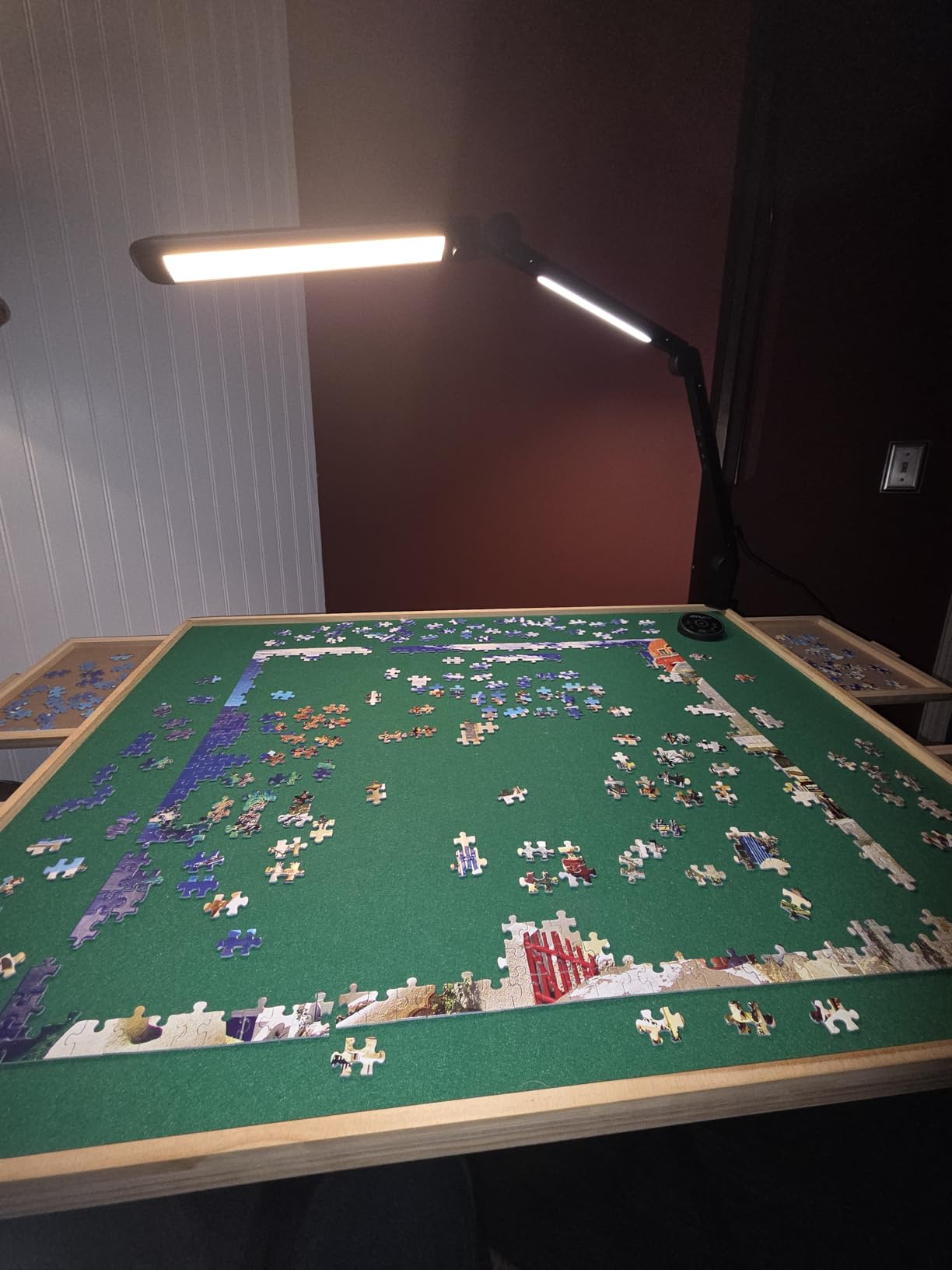 LED Desk Lamp with Clamp, 4CCT Table Lights for Home Office Puzzle Painting customer photo 2