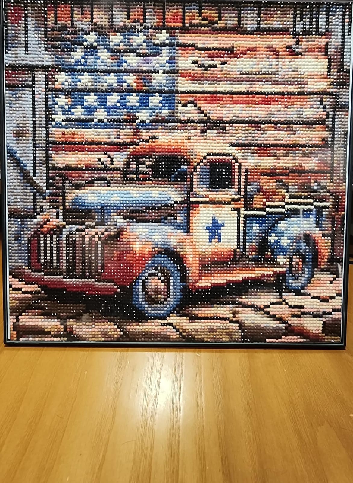 CHWGLFGG 5D Truck Diamond Art Kits for Adults Beginners 13.7x13.7inch customer photo 1