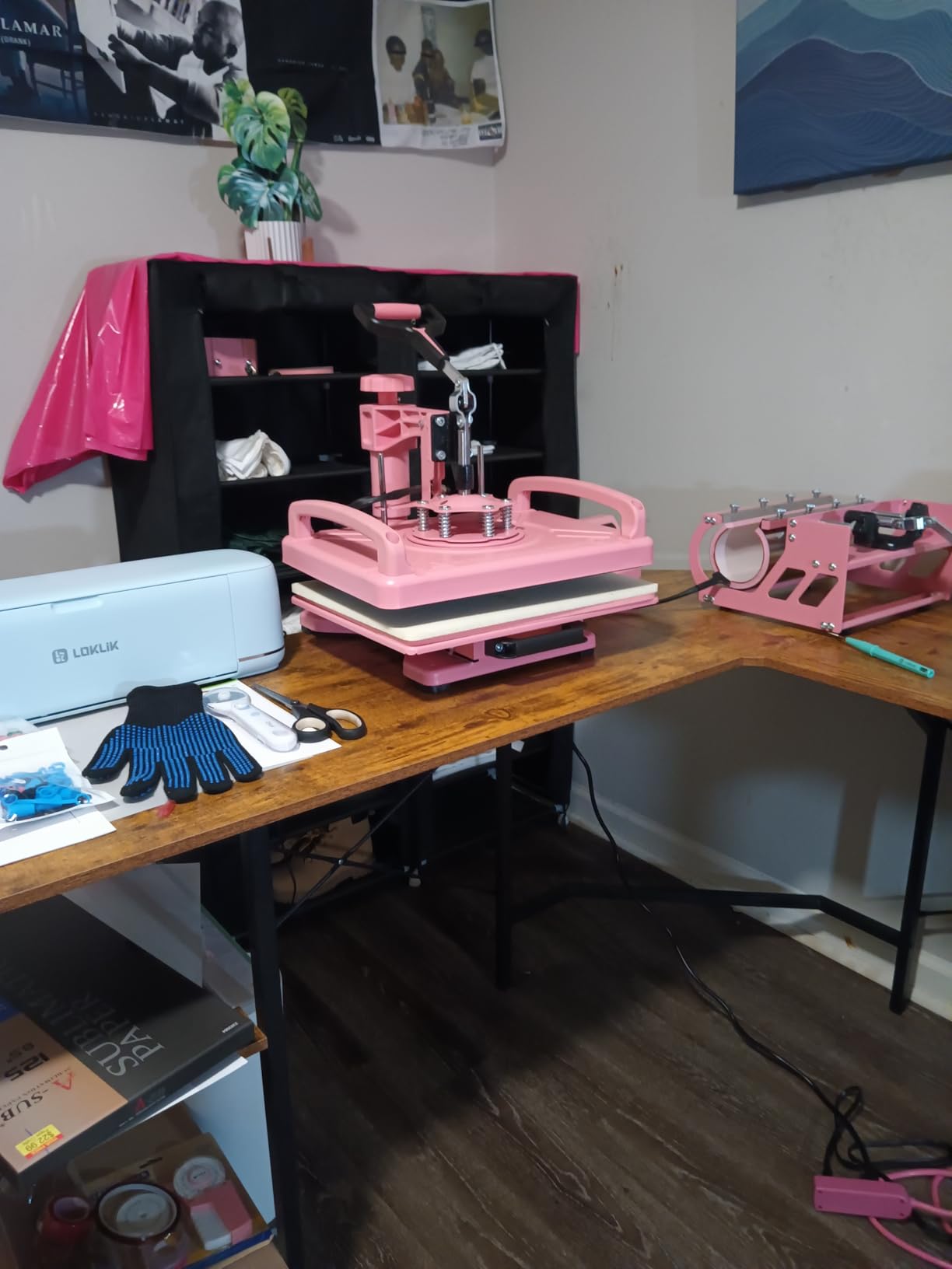 Hitgrand Heat Press Machine 12x15 inch, Heat Press Machine for T-Shirts, 5 in 1 Heat Press with 30 OZ Tumbler Press, Combo Tumbler Heat Press Machines Sublimation for Hat Cap Mug Plate customer photo 2