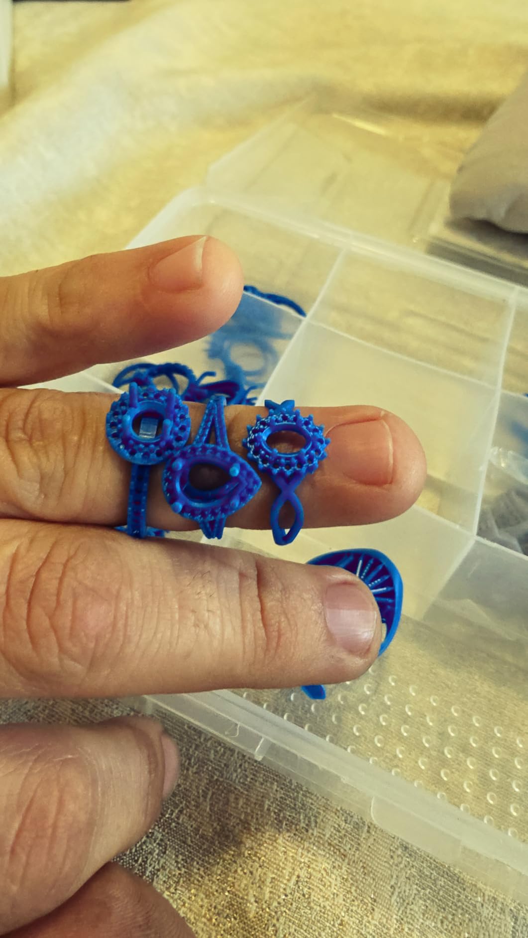 Siraya Tech Cast 3D Printer Castable Resin for Jewelry, Royal Blue, 1kg customer photo 2