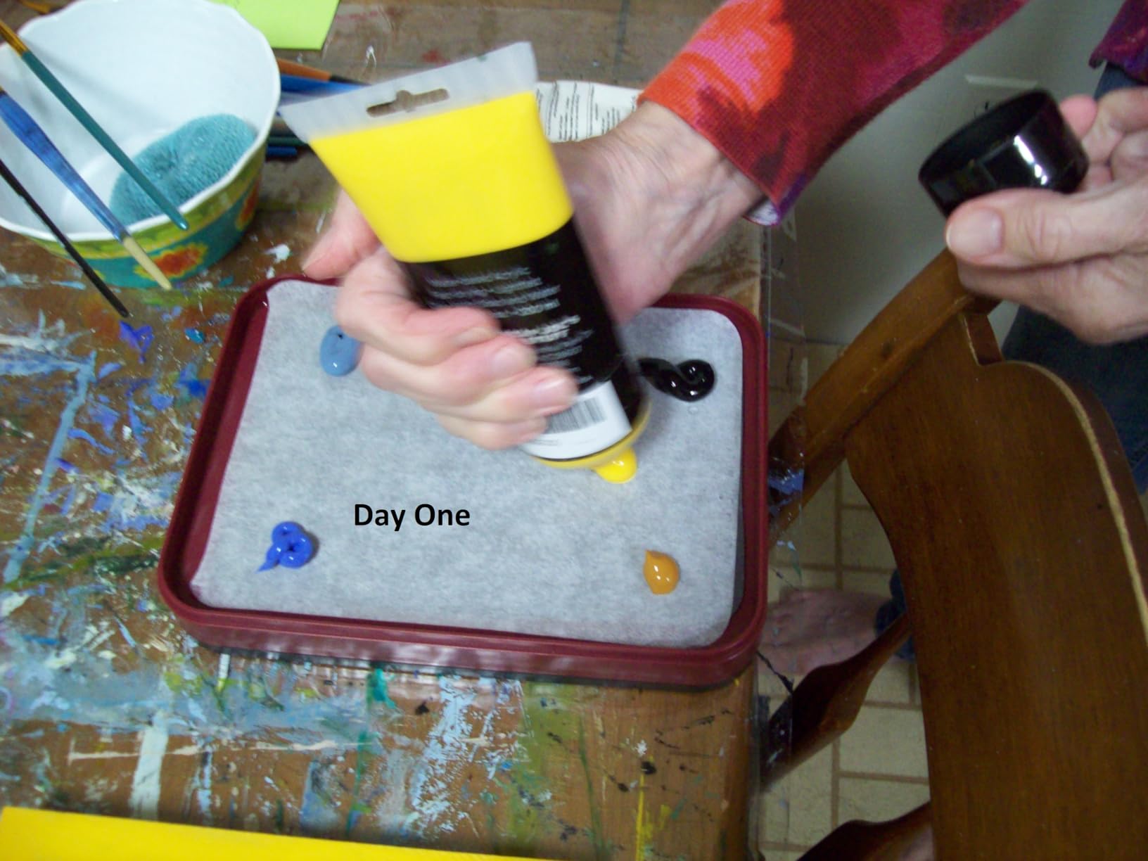 Nicpro Professional Miniature Painting Kit with Wet Palette and Paint Brush customer photo 2