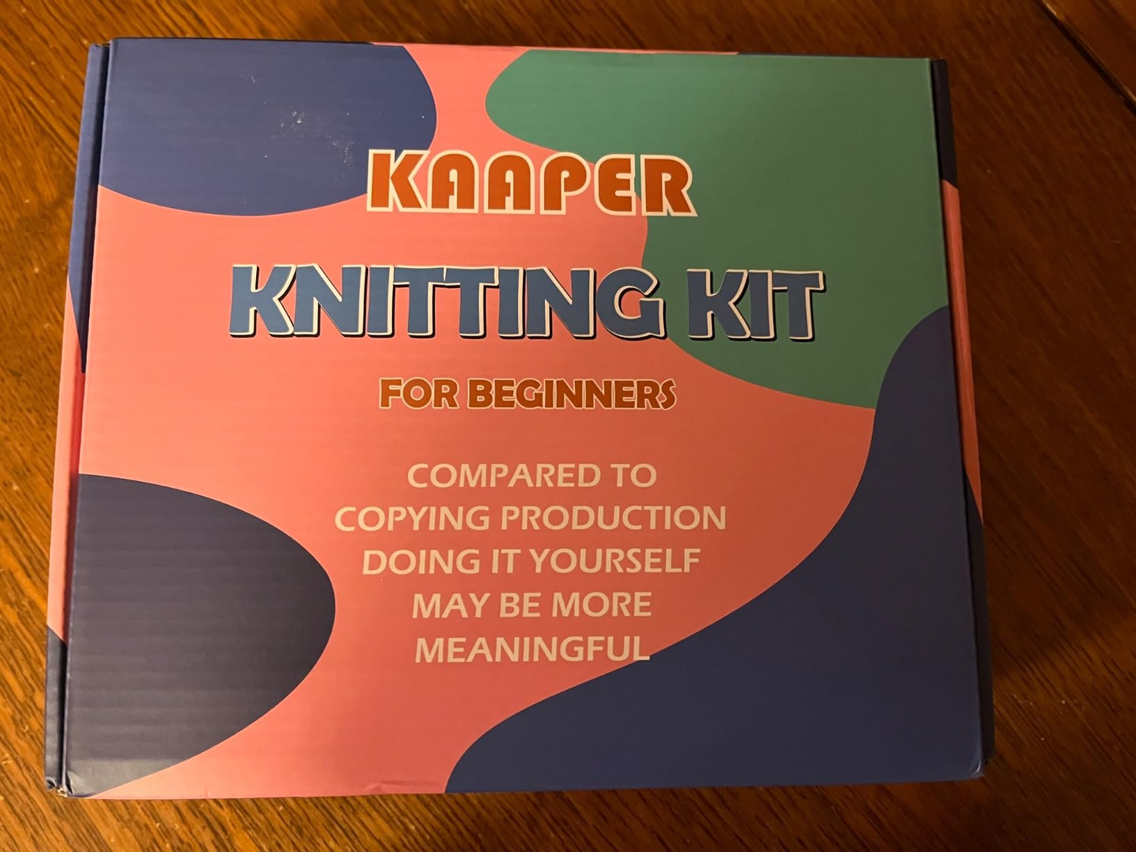 Kaaper Beginners Knitting Kit for Adults -Learn to Knit Starter Kit customer photo 1