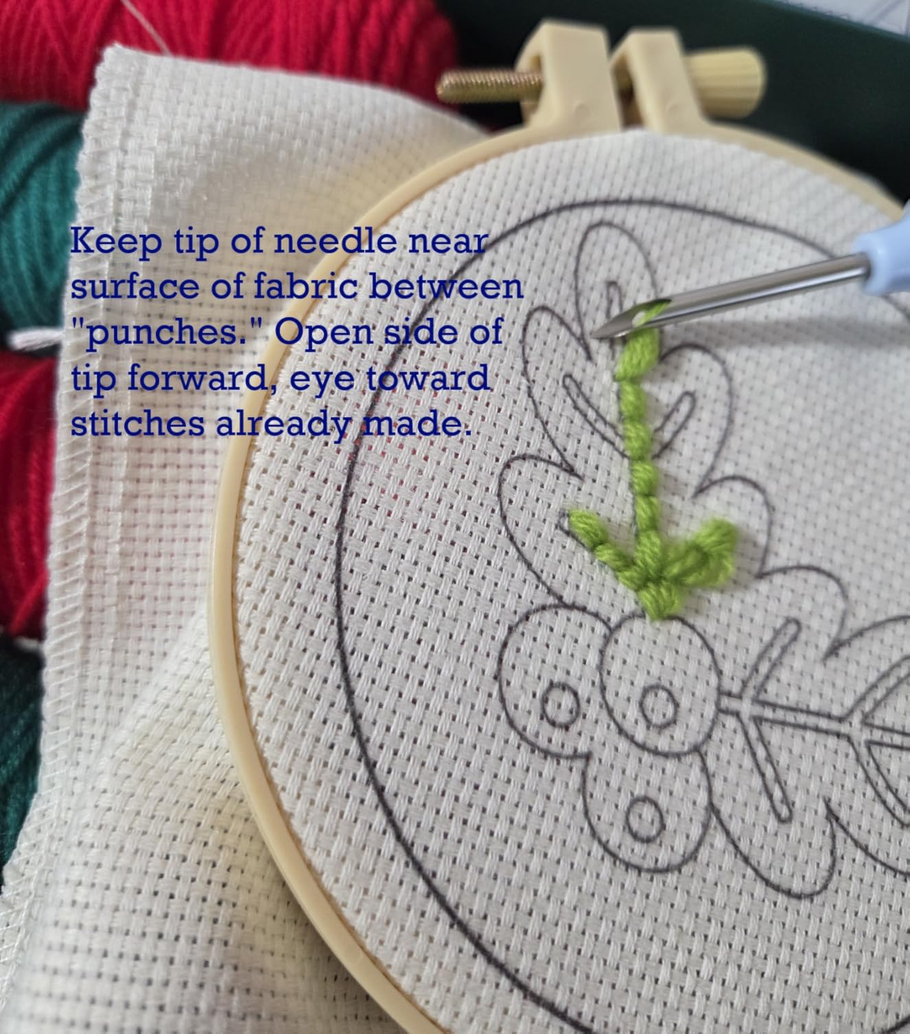 yuegool 6PCS Punch Needle Coaster Kit,Easy DIY Embroidery Set for Beginners, Kids & Adults with Patterns, Tools, Yarns, Hoop, Instructions & Coaster Holder customer photo 2