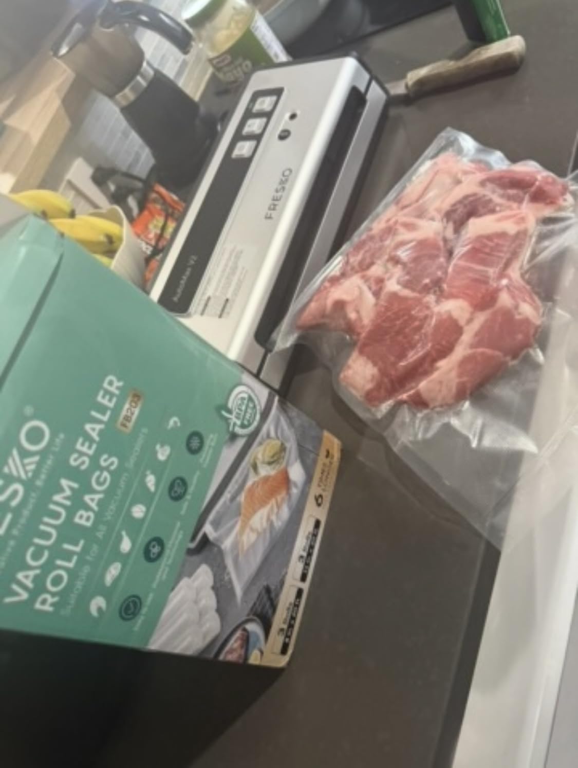 FRESKO Vacuum Sealer Machine with Automatic Bag Detection, Compact Design customer photo 1