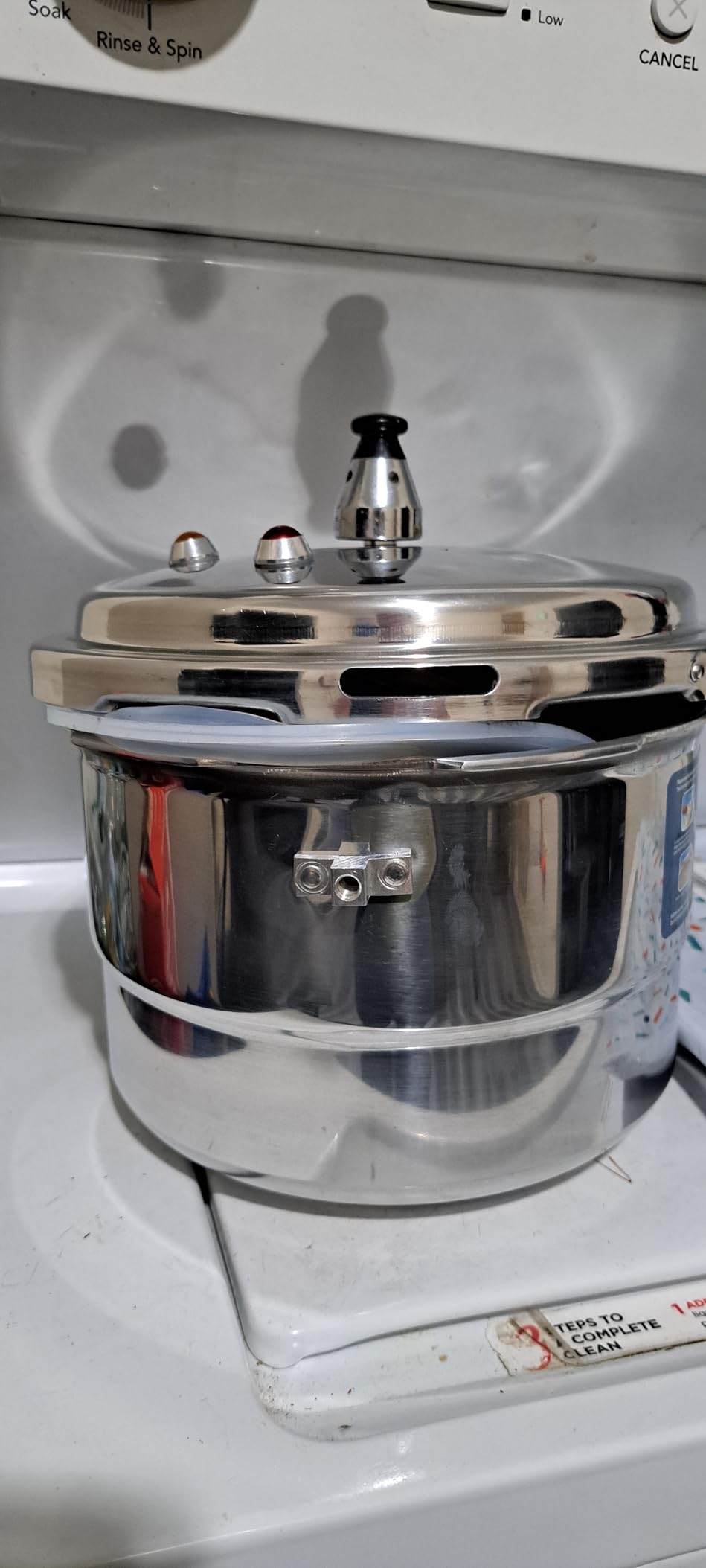 WantJoin 11Qt Aluminum Pressure Cooker w/Release Valve & Multiple Protective Devices,Pressure Canner Compatible with Gas & Induction Cooker,Canner Rack Included customer photo 1