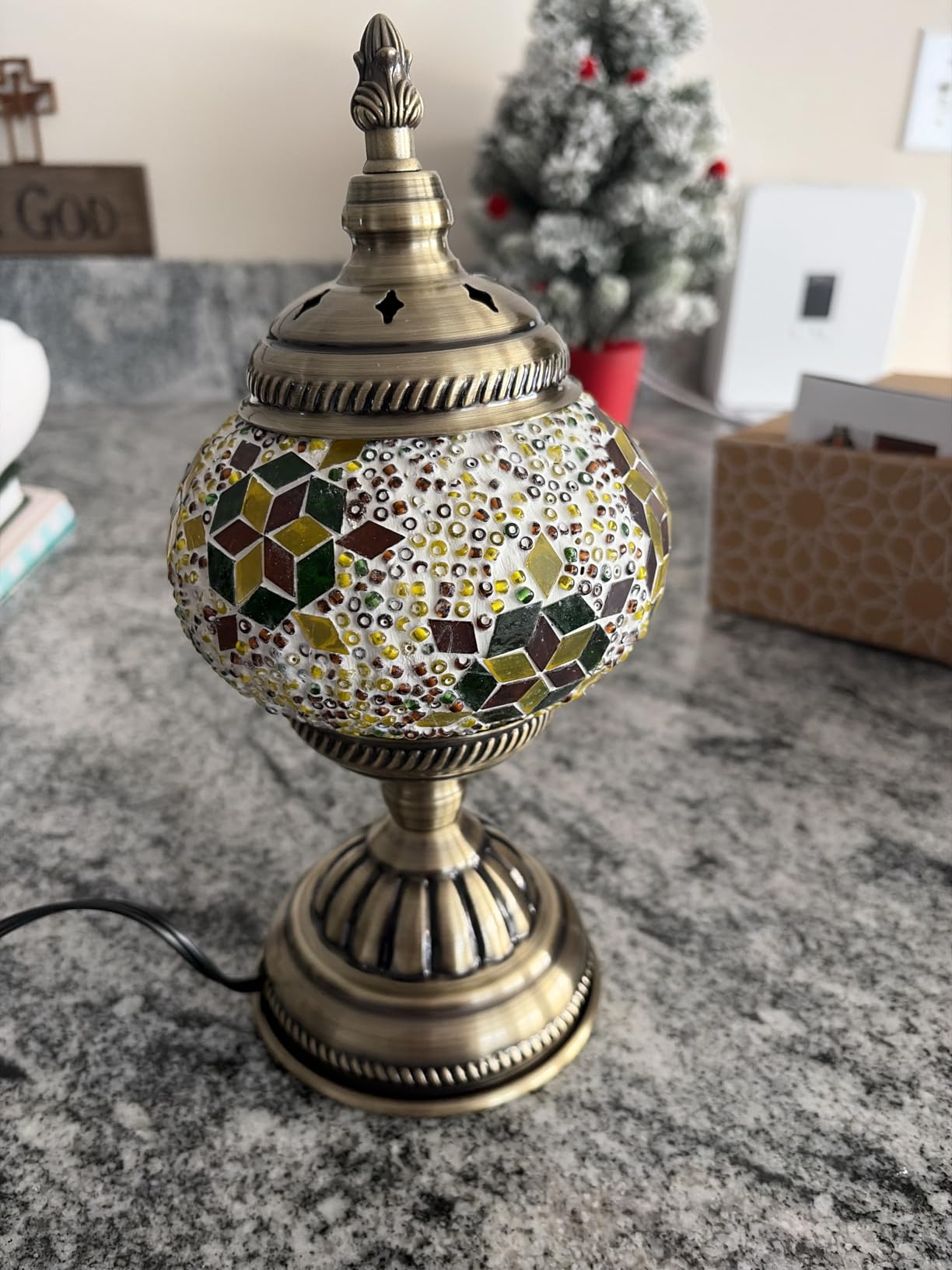 DIY Turkish Mosaic Lamp Kit for Adults & Teens, 5.2