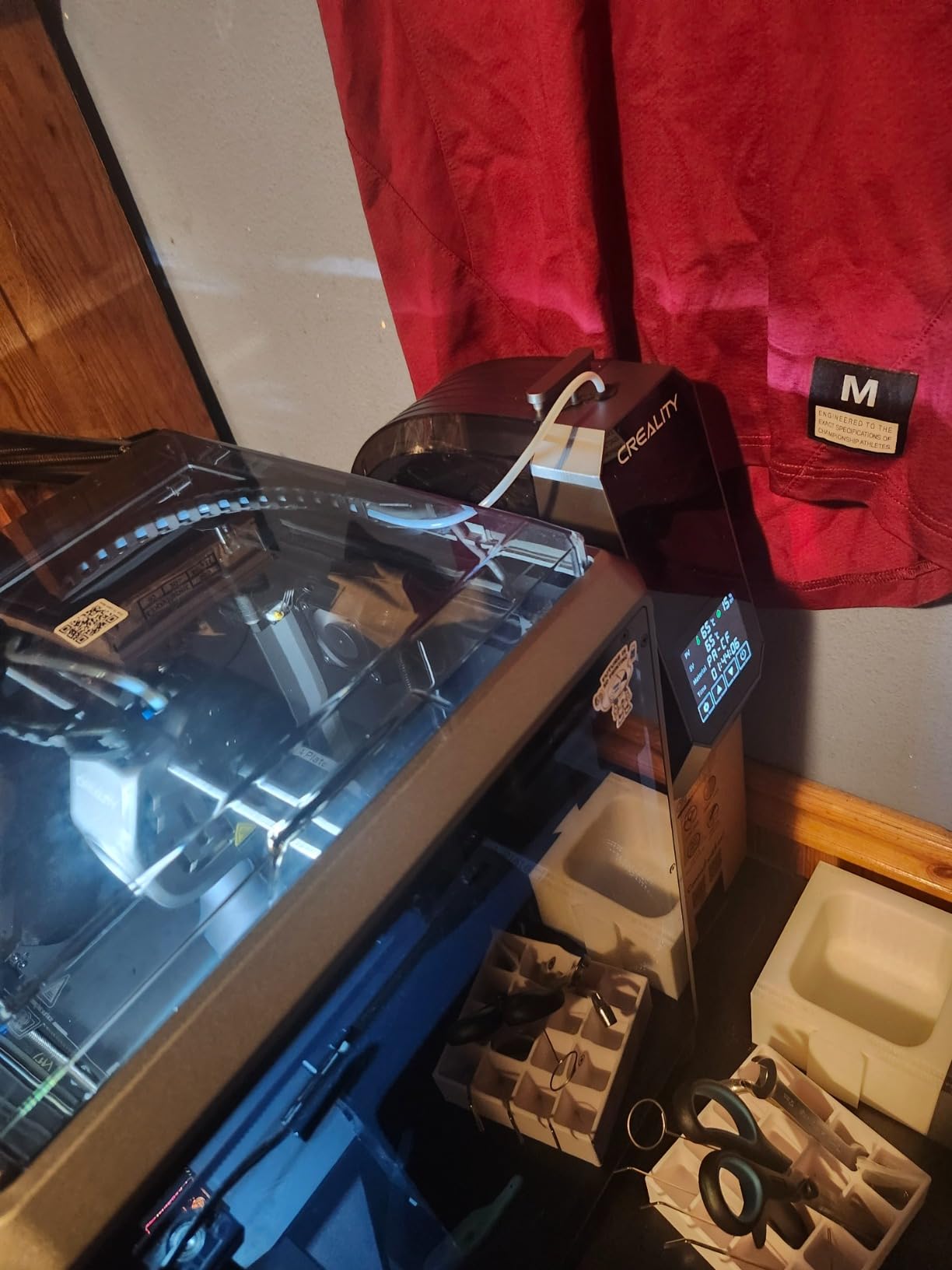 Official Creality Filament Dryer, Space Pi X4 Filament Storage Box, 85℃ Max Temperature, Dual Independent Heating Chambers, Power Saving for PLA PETG ABS TPU ASA PC PA PAHT, DB-05 customer photo 1
