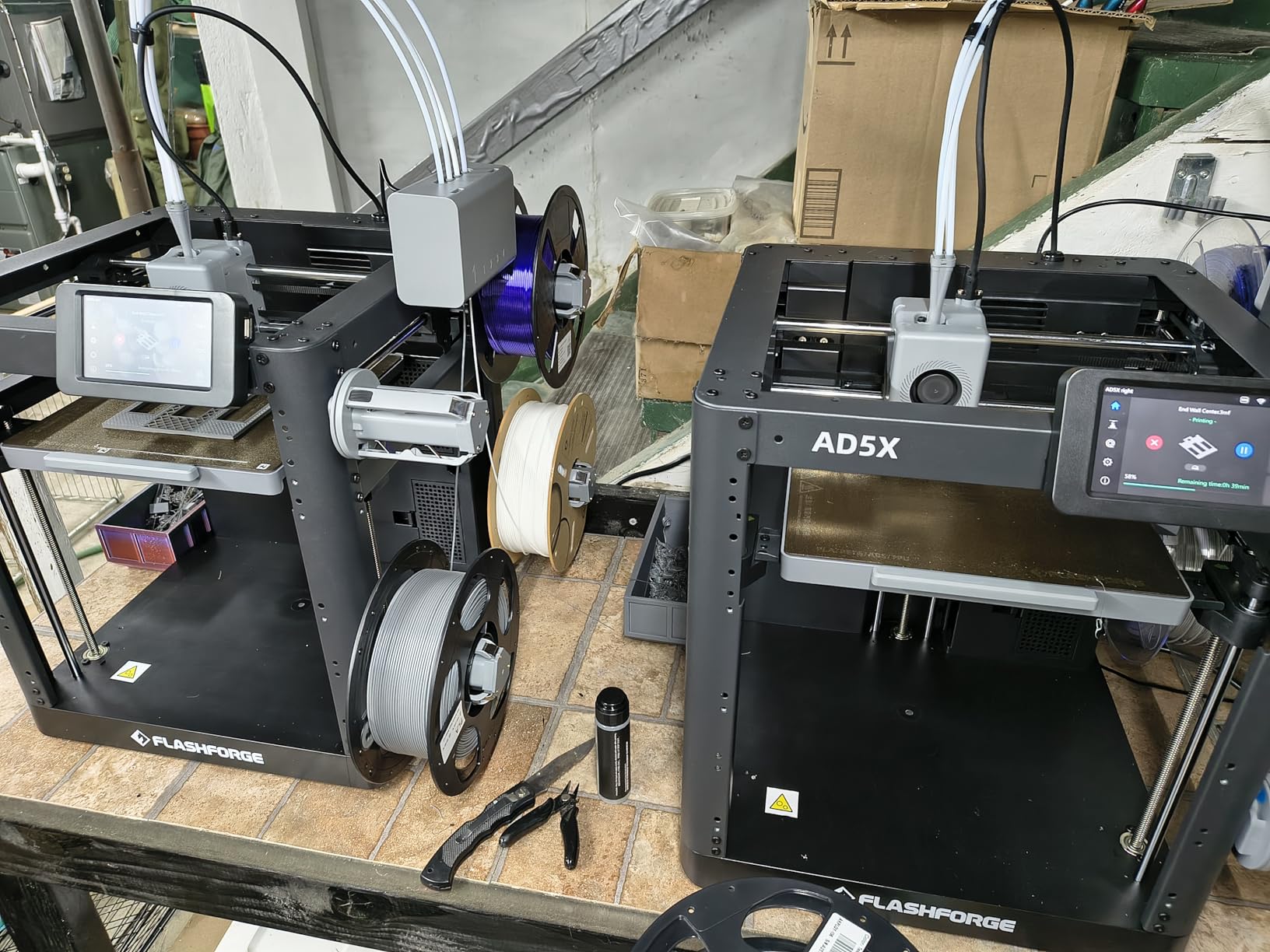 FLASHFORGE AD5X Multi-Color 3D Printer 4 Colors with IFS, Fully Auto Leveling FDM 3D Printer with Max 600mm/s High Speed Printing and Max 300°C Nozzle, Large Printing Size 220 * 220 * 220mm customer photo 2