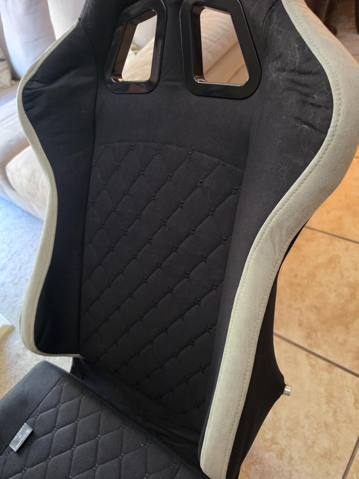 GTPLAYER Gaming Chair, Computer Office Chair with Pocket Spring Cushion, Linkage Armrests and Footrest, High Back Ergonomic Computer Chair with Lumbar Support Task Chair with Footrest(Black) customer photo 1