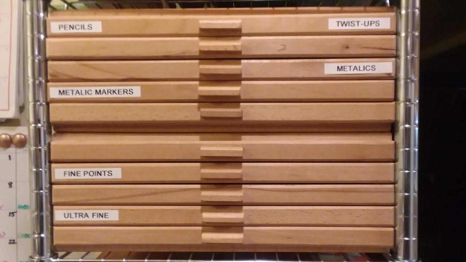 Vencer 12-Drawer Pine Artist Supply Storage Box - Effortlessly Organize and Store Pencils,Pens,Pastels,Markers,Brushes,and Tools with Adjustable Compartments and Generous Capacity,VAO-021 customer photo 1