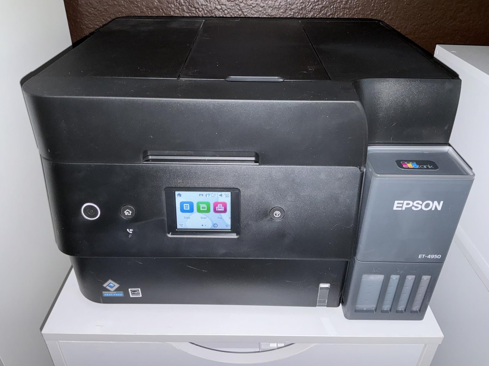 Epson EcoTank ET-4950 Wireless Duplex All-in-One Cartridge-Free Supertank Color Inkjet Printer, Fax, Black customer photo 2