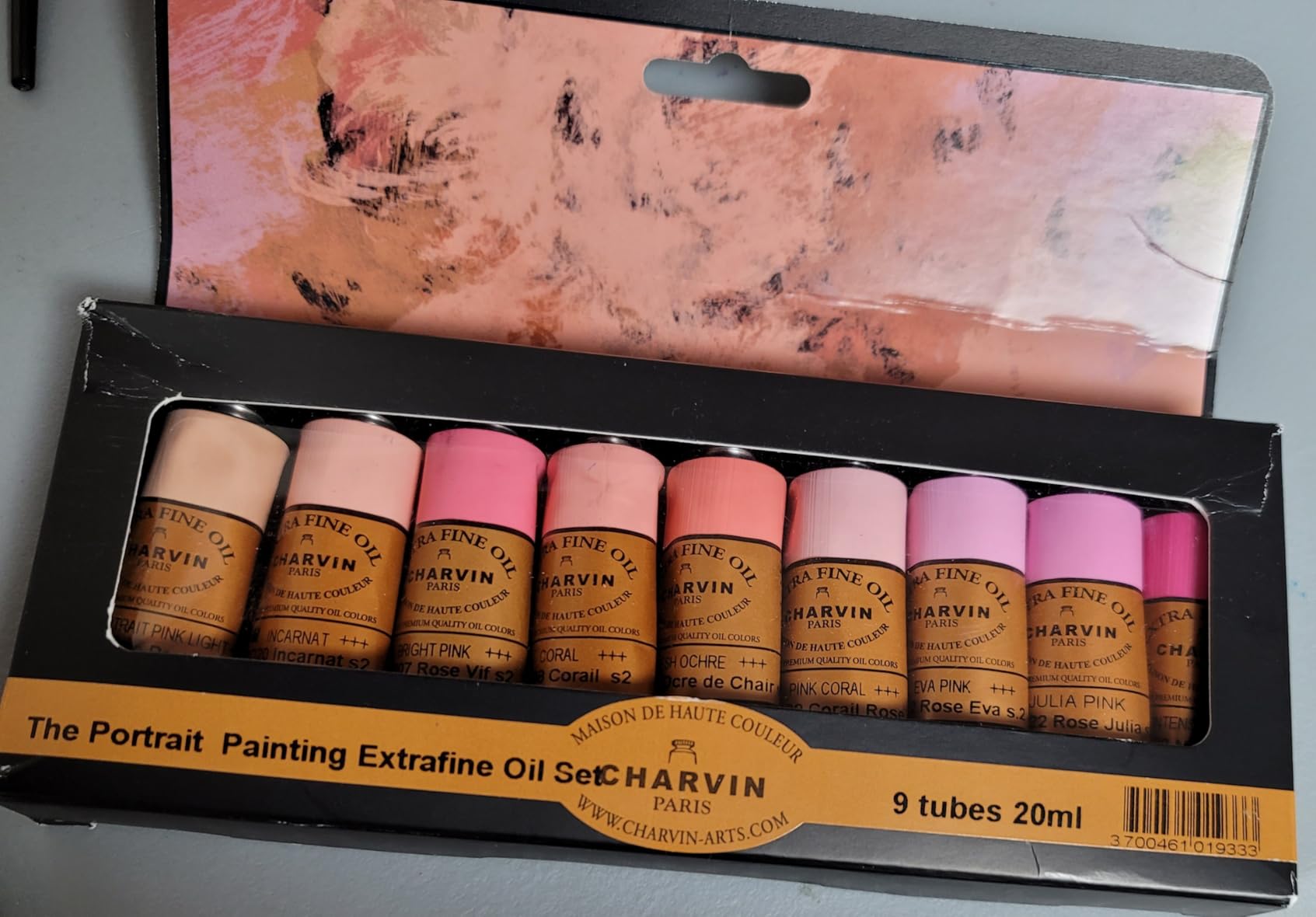 Charvin Extra Fine Professional Oil Paint Set for Artists, Portrait Colors - Bonjour Set of 9, 20 ml Tubes, Finely Milled, Non-Yellowing Artist Oil Paints in French Riviera-Inspired Hues customer photo 2