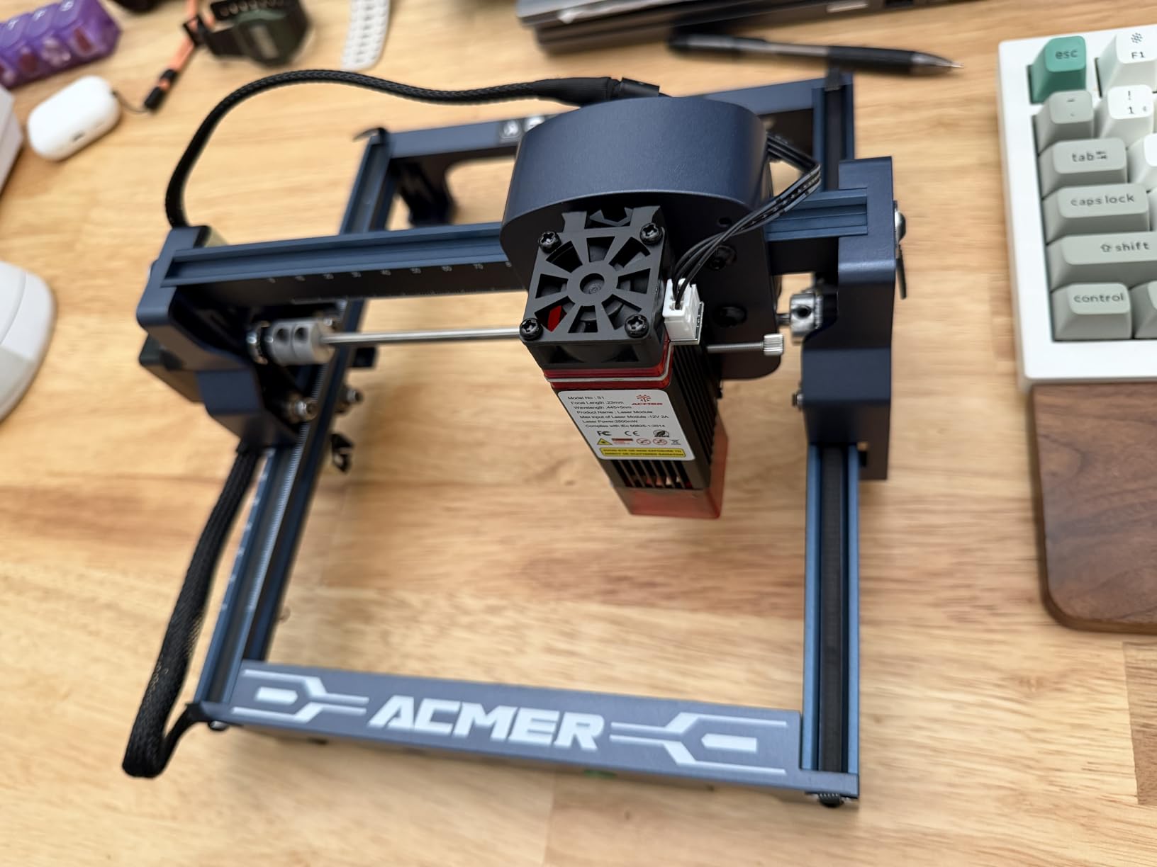 ACMER S1 Laser Engraver Machine, 2500mW Lazer Cutter for Wood and Acrylic customer photo 2