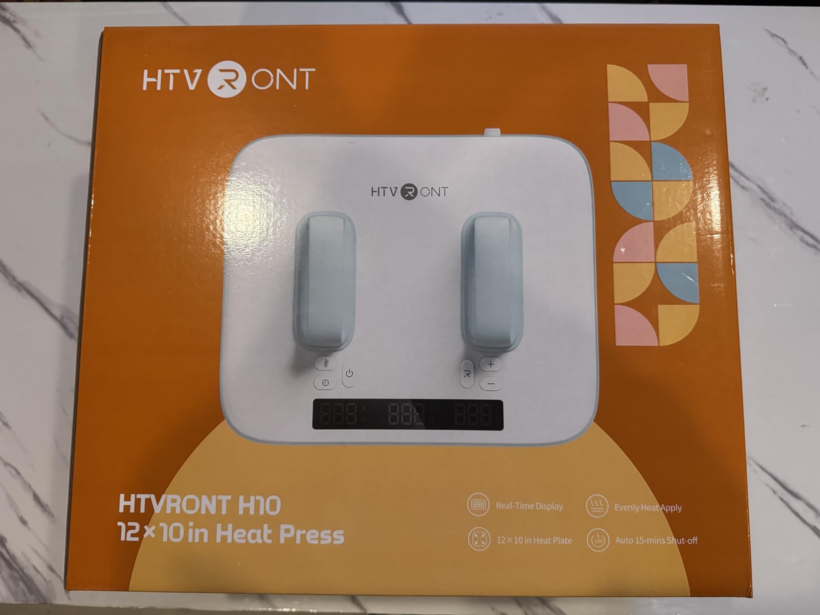 HTVRONT Heat Press Machine for T Shirts 12X10 with Pressure Display | Portable Heat Press with Heats Up Fast & Evenly H10 Heat Press Machines for HTV, Sublimation, Heat Transfer Projects customer photo 1