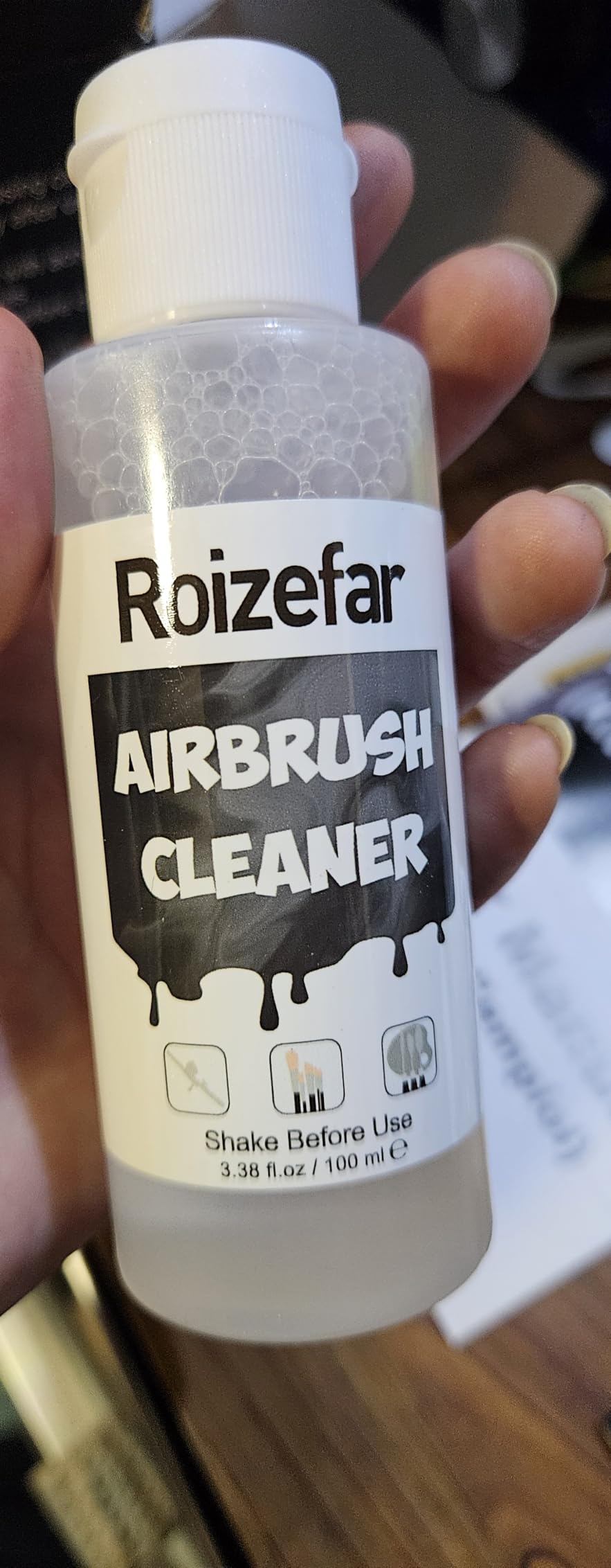 Roizefar Airbrush Kit with Compressor, 55 PSI Gun with Cleaners & Nozzles customer photo 2