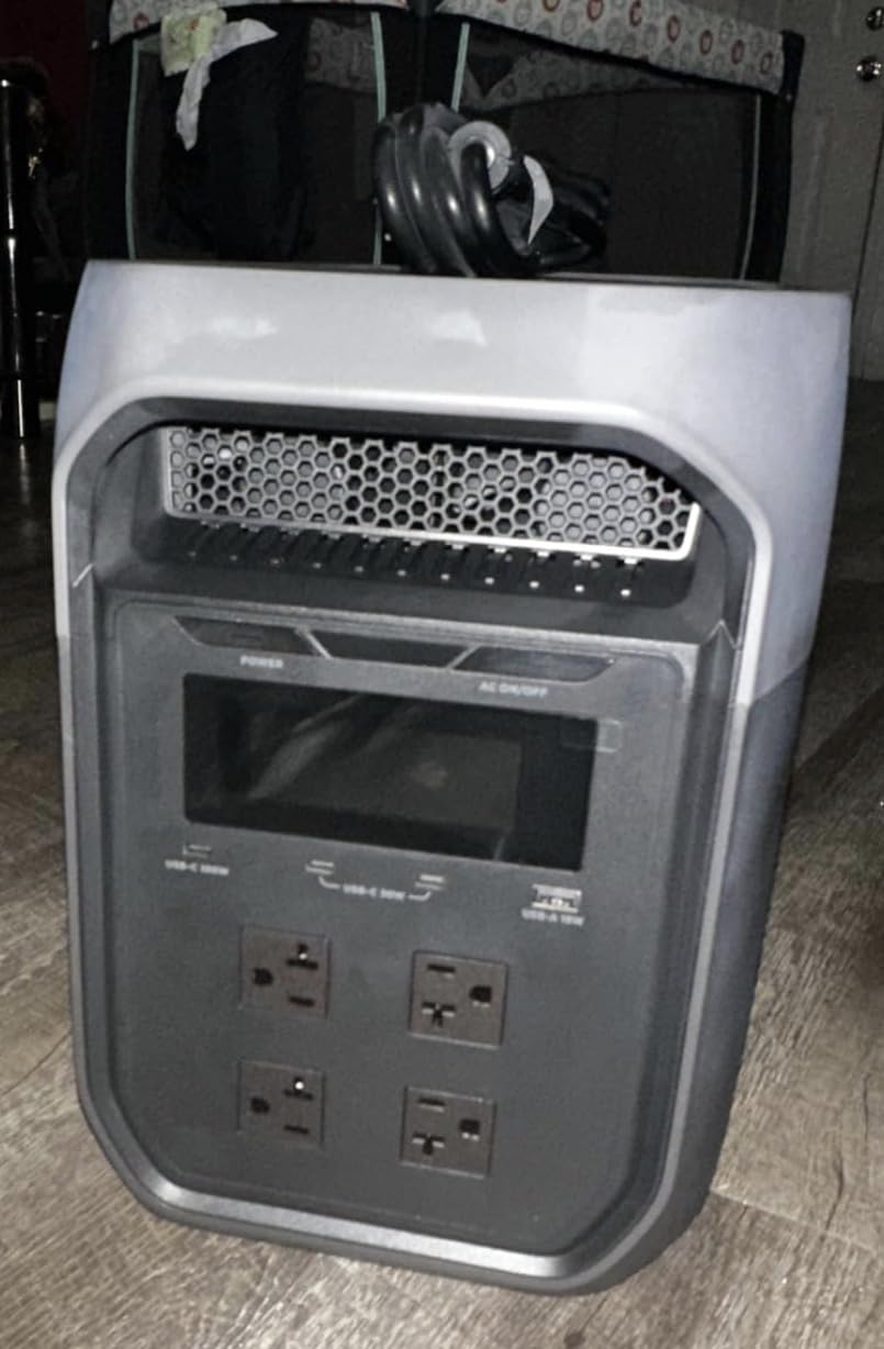 EF ECOFLOW DELTA 3 Max Portable Power Station, 2048Wh LFP Battery, 2400W customer photo 1