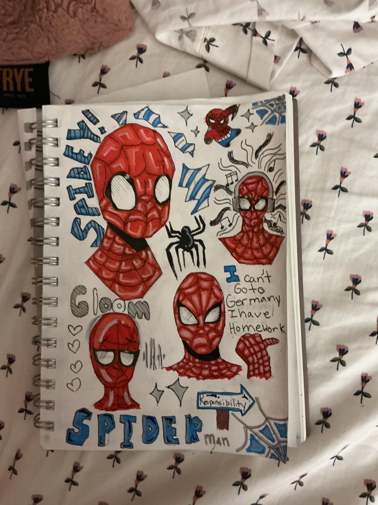 SuFly 11x14 Sketchbook, 100 Sheets Hardcover Sketch Book, 68lb/100gsm Artist Paper, Drawing Books for Teens & Art Gifts. customer photo 2