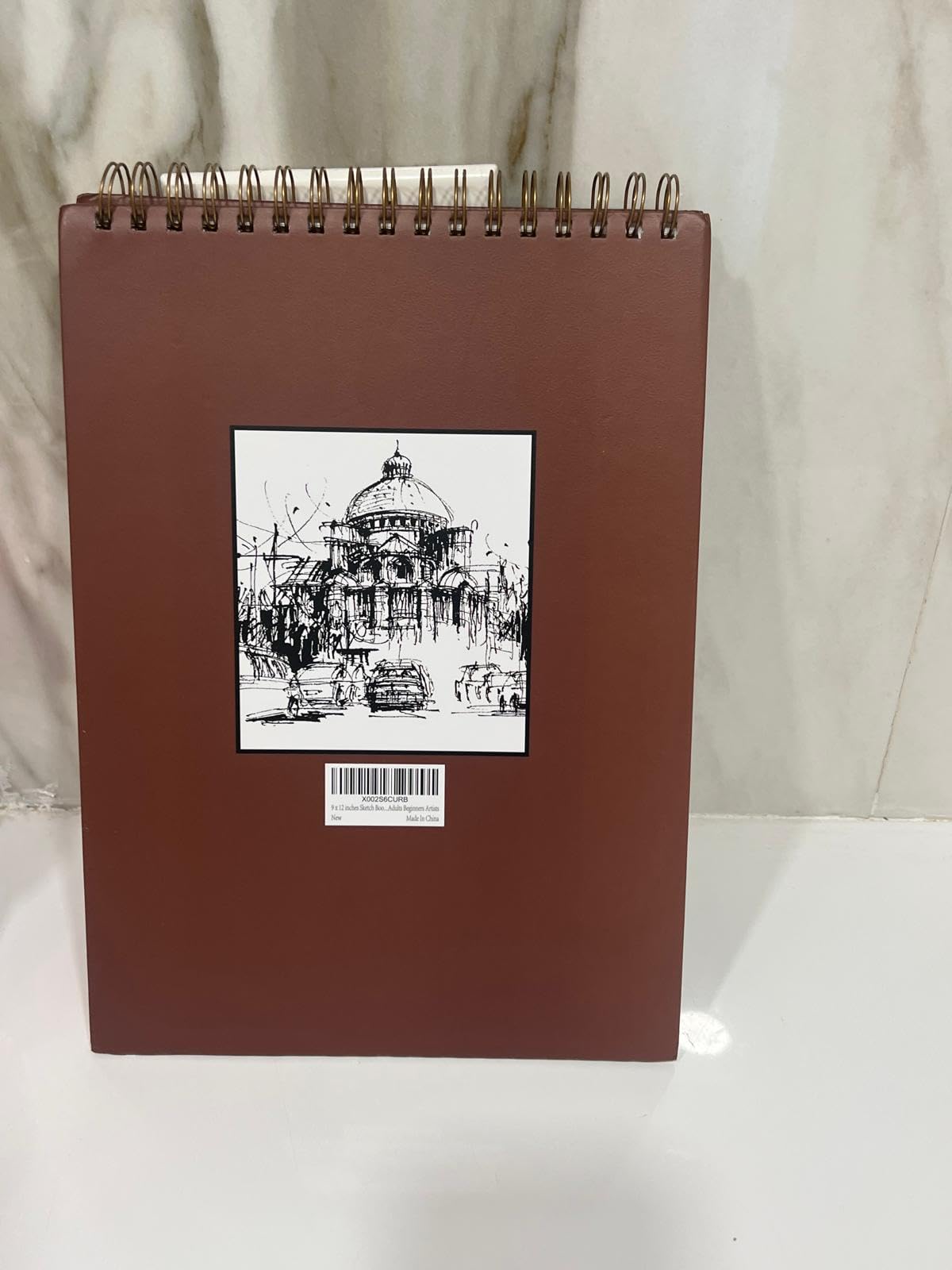 Fuxi Toned Tan Sketchbook 9x12, 60 Sheets, 150gsm Acid-Free Drawing Paper customer photo 2