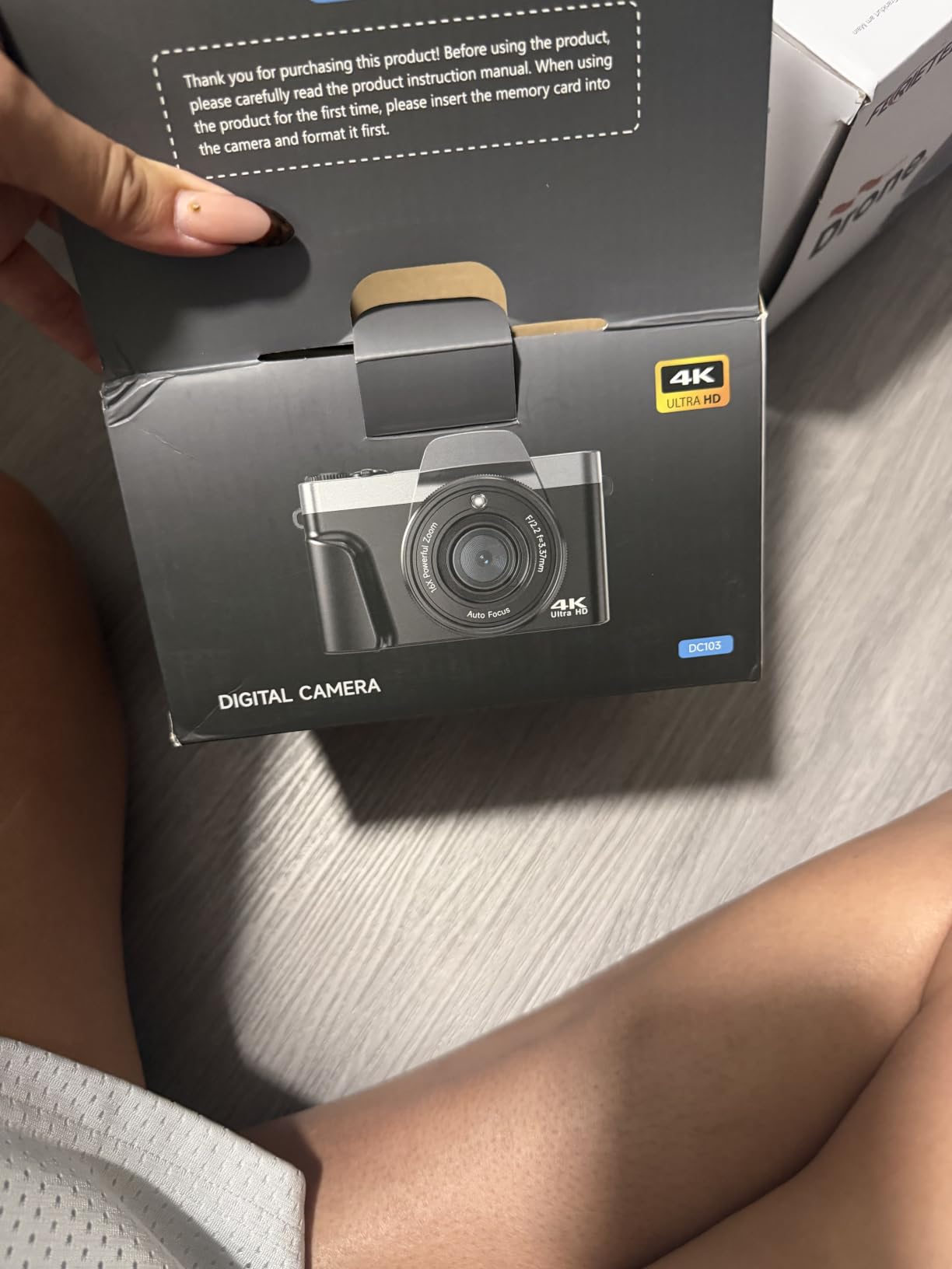 4K Digital Camera for Photography with WiFi 64MP Auto-Focus Vlogging Camera for YouTube Video 3'' 180° Flip Screen 4K Cameras 16X Zoom Anti-Shake Compact Point and Shoot Cameras with SD Card customer photo 1
