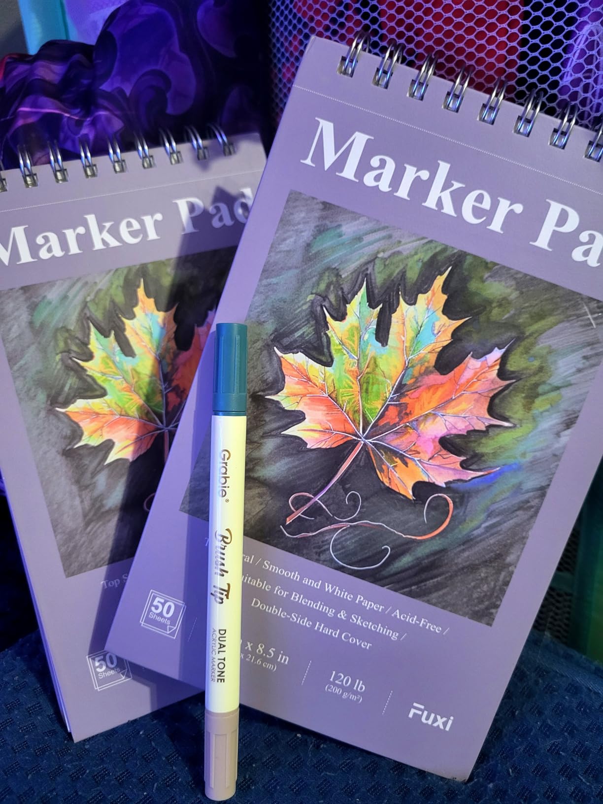 Fuxi Small Mixed Media Sketchbook, 2-Pack - 5.5
