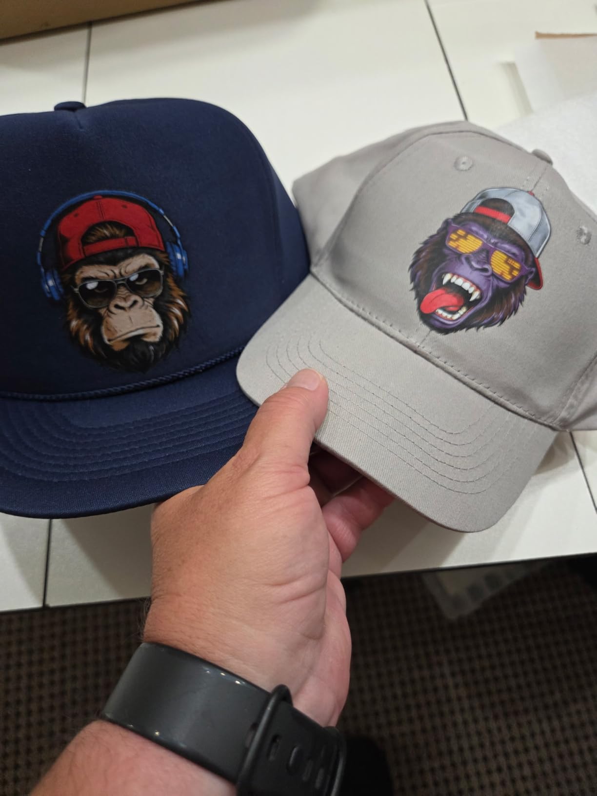 EENOUR Hat Press, Hat Heat Press Machine with 2 Platens & Caps Stretcher, Hat Press Heat Machine for Caps with Memory Mode, Precise Time and Temperature Control, Heat Transfer Printing for Caps, Hats customer photo 2
