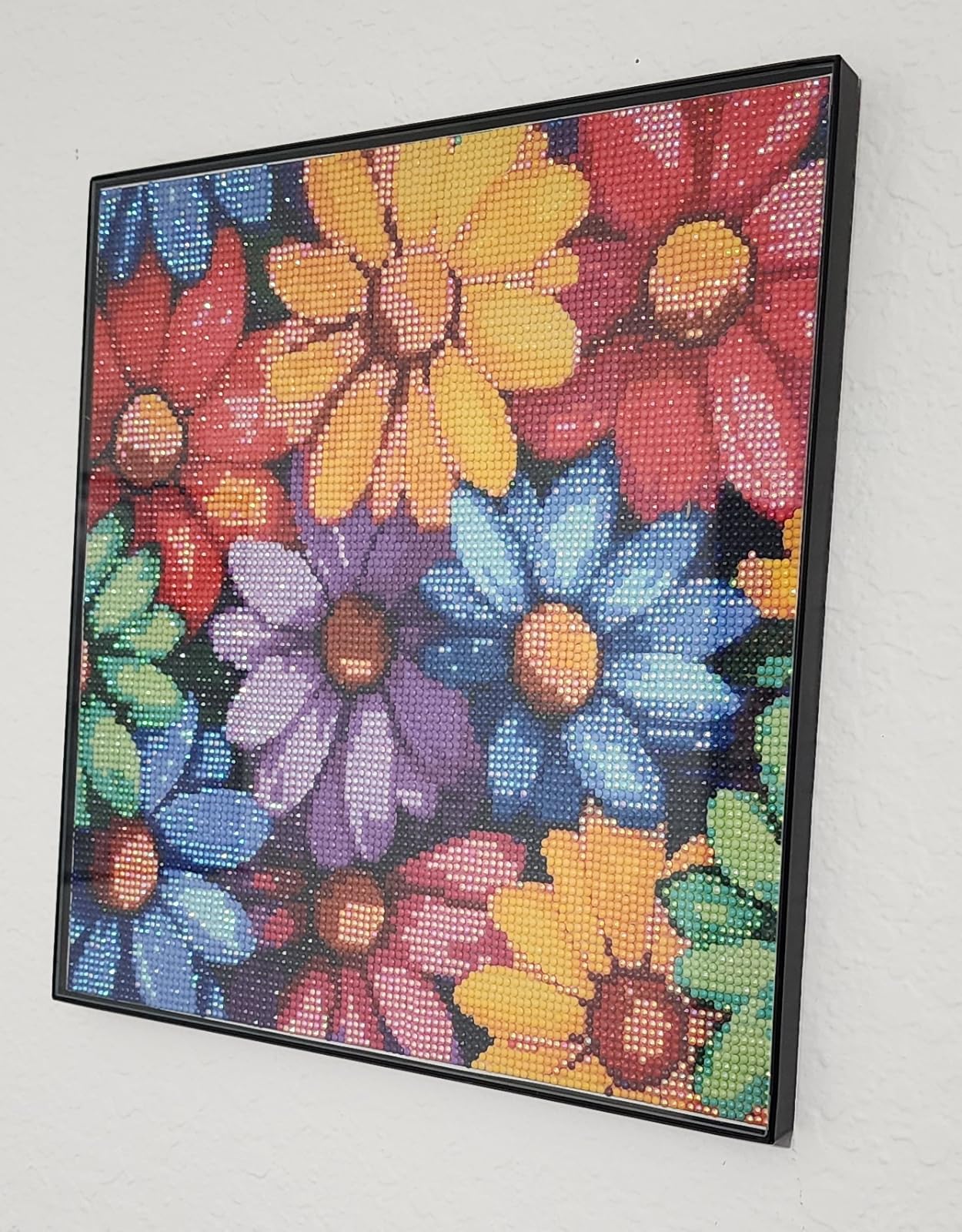Flowers Diamond Art Kits for Adults, 5D Diamond Painting for Beginners customer photo 2