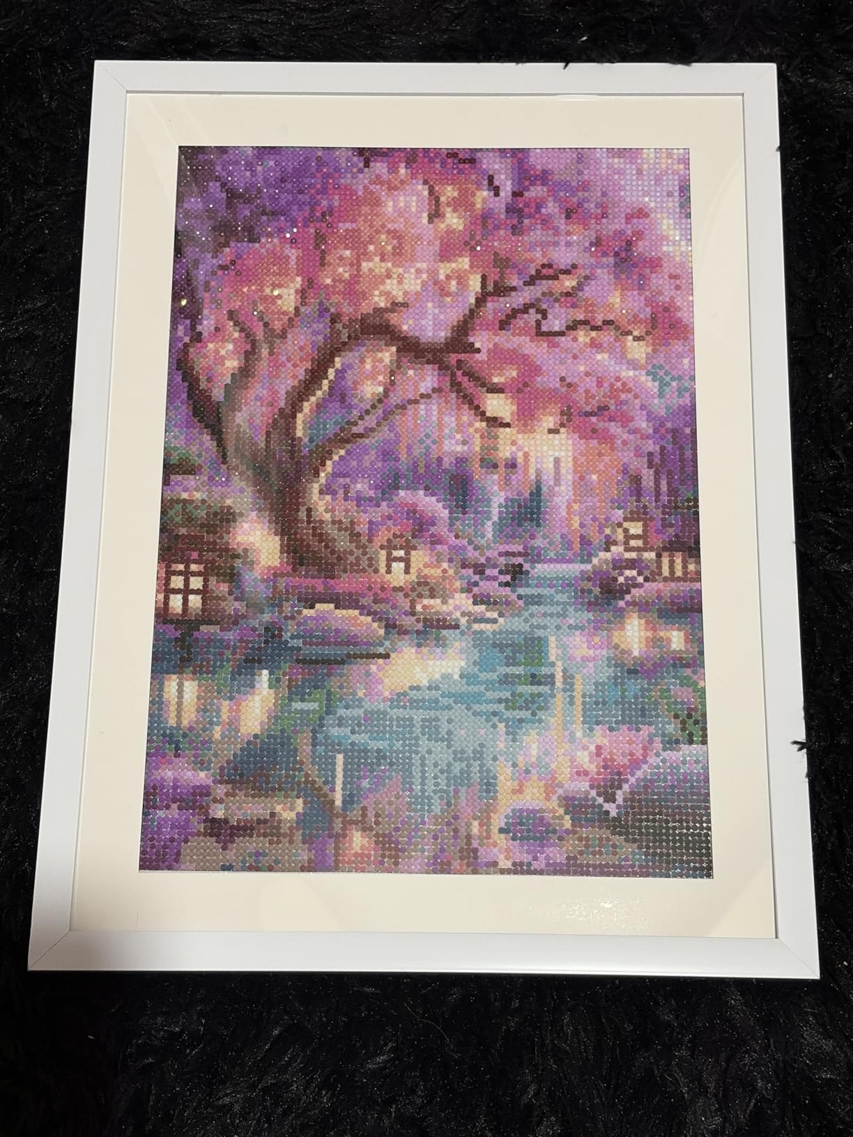 Diamond Paintings Kits for Adults,Glowing Dream Forest Diamond Arts Kits customer photo 2
