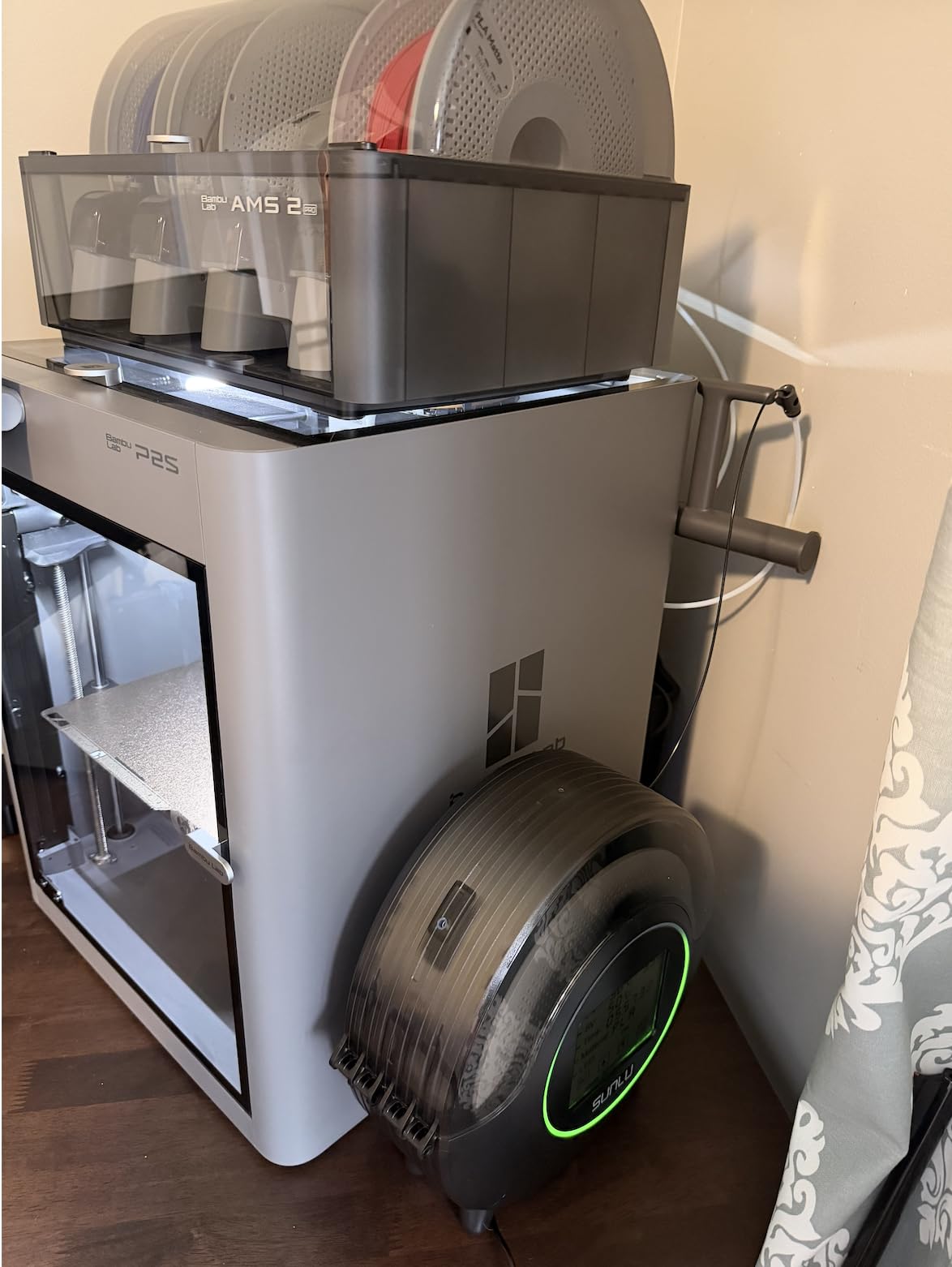 SUNLU Official Filament Dryer S2, for PLA PETG ABS Filament, Black customer photo 2